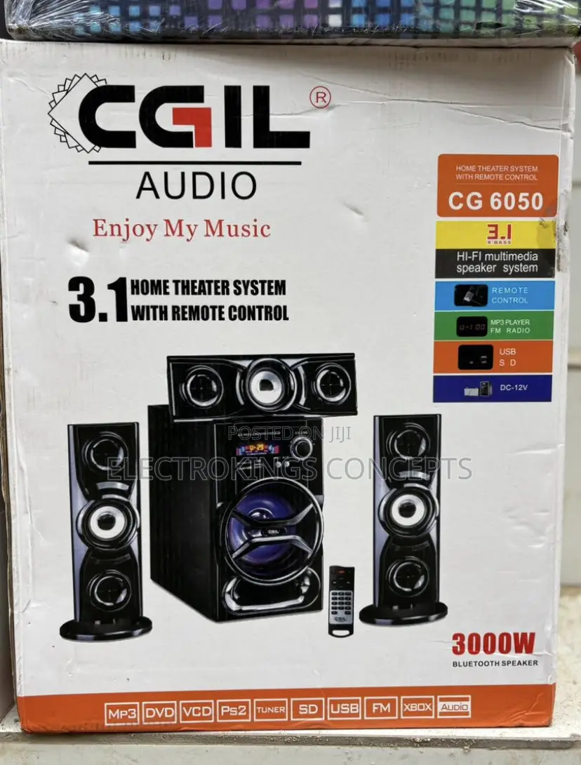 3.1 Home Theater System With Remote Control