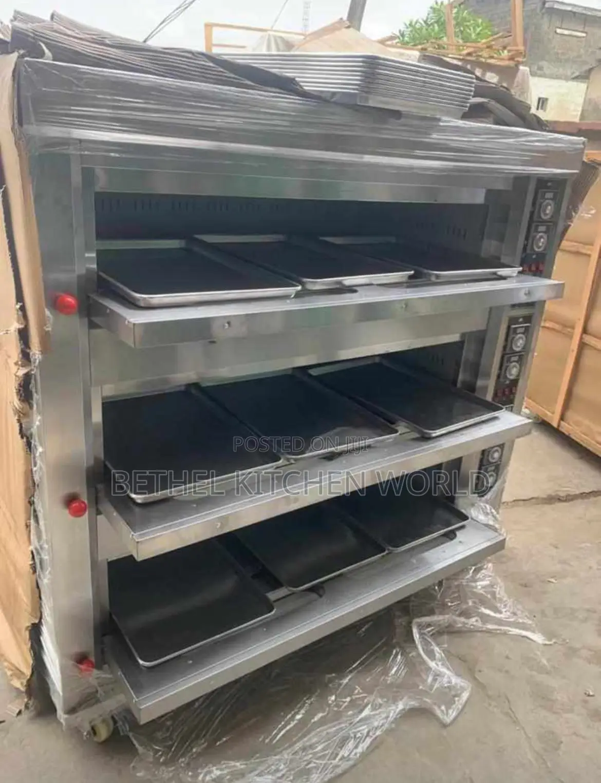 Industrial 3 Deck 9 Trays Oven