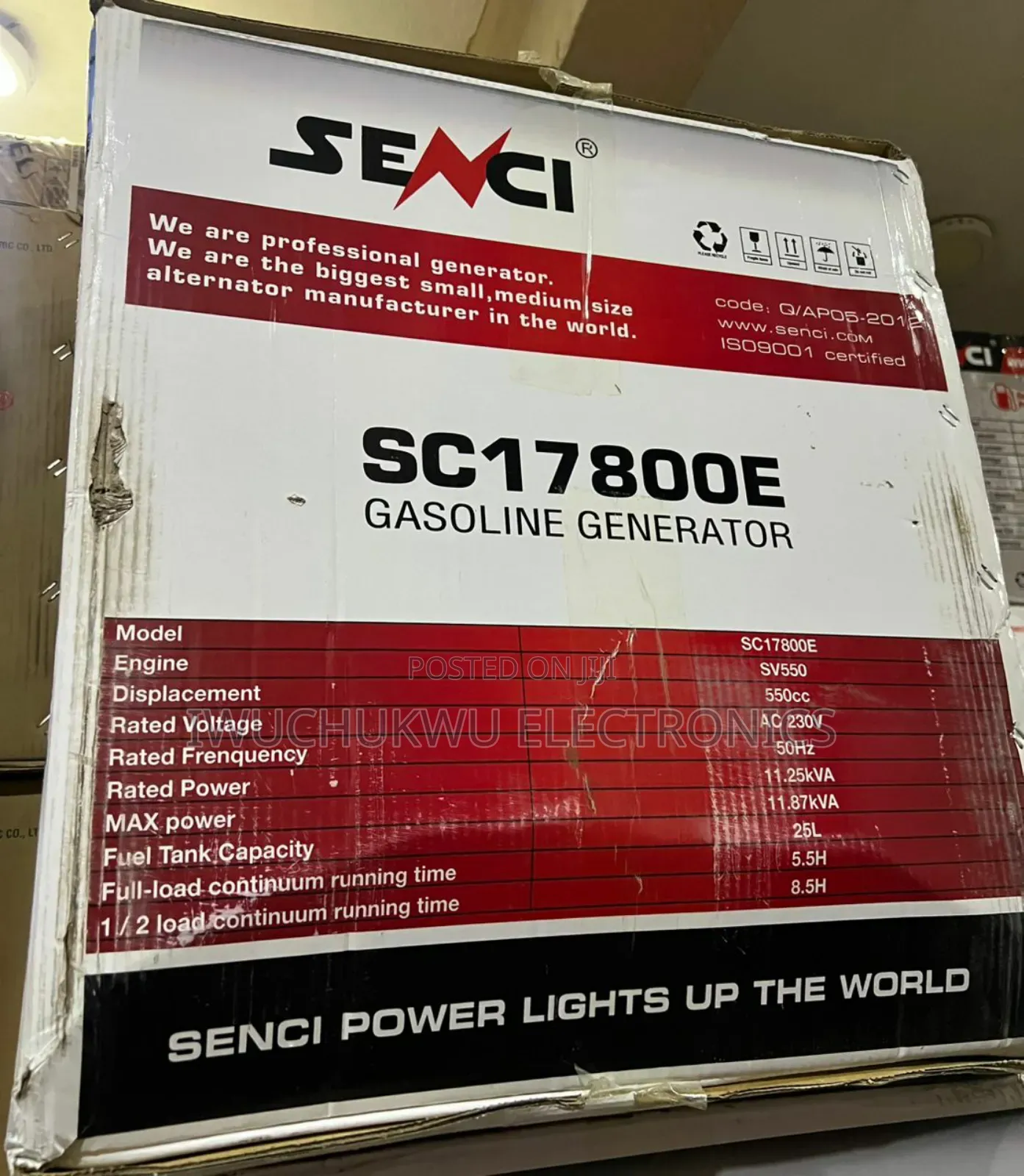 Original Senci 12kva Petrol Generator With One Year Warranty