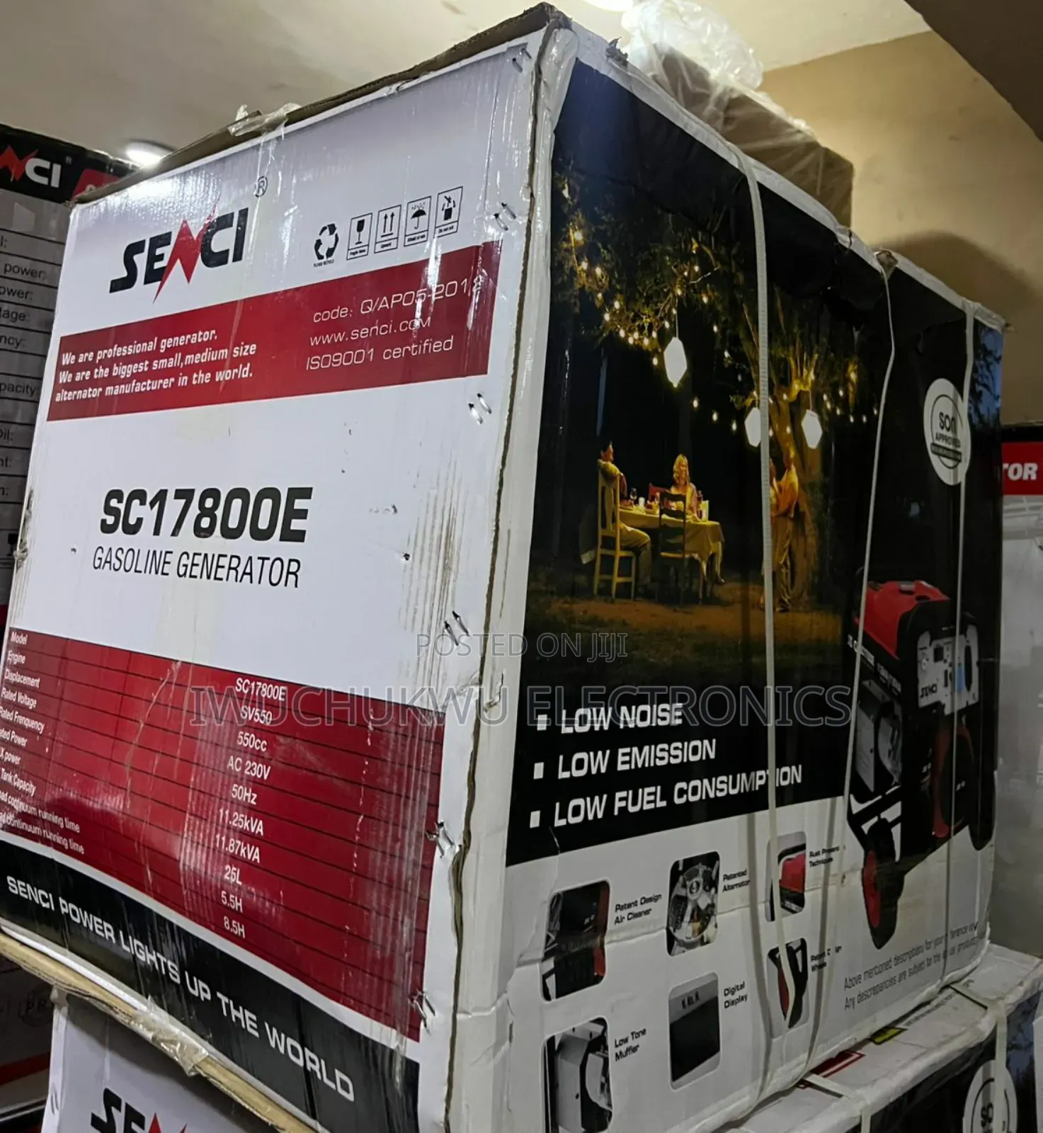 Senci Sc17000e 12kva German Standard Copper Coil Petrol Generator