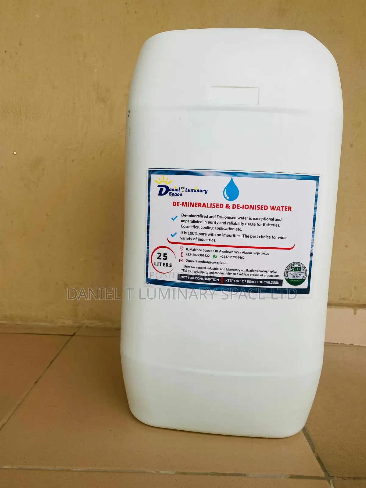 Deionised Water