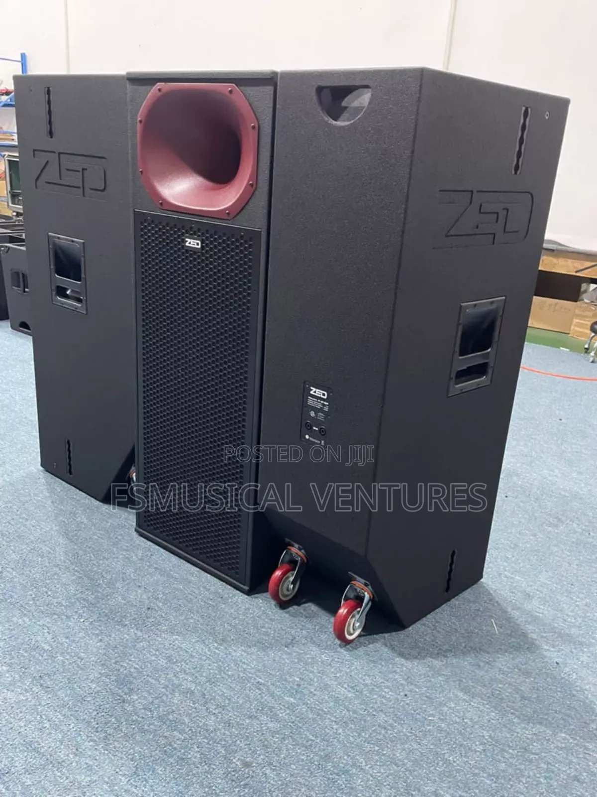 Zed 215p 15 Inch Big Magnet Double Speakers Water Proof 6000watts