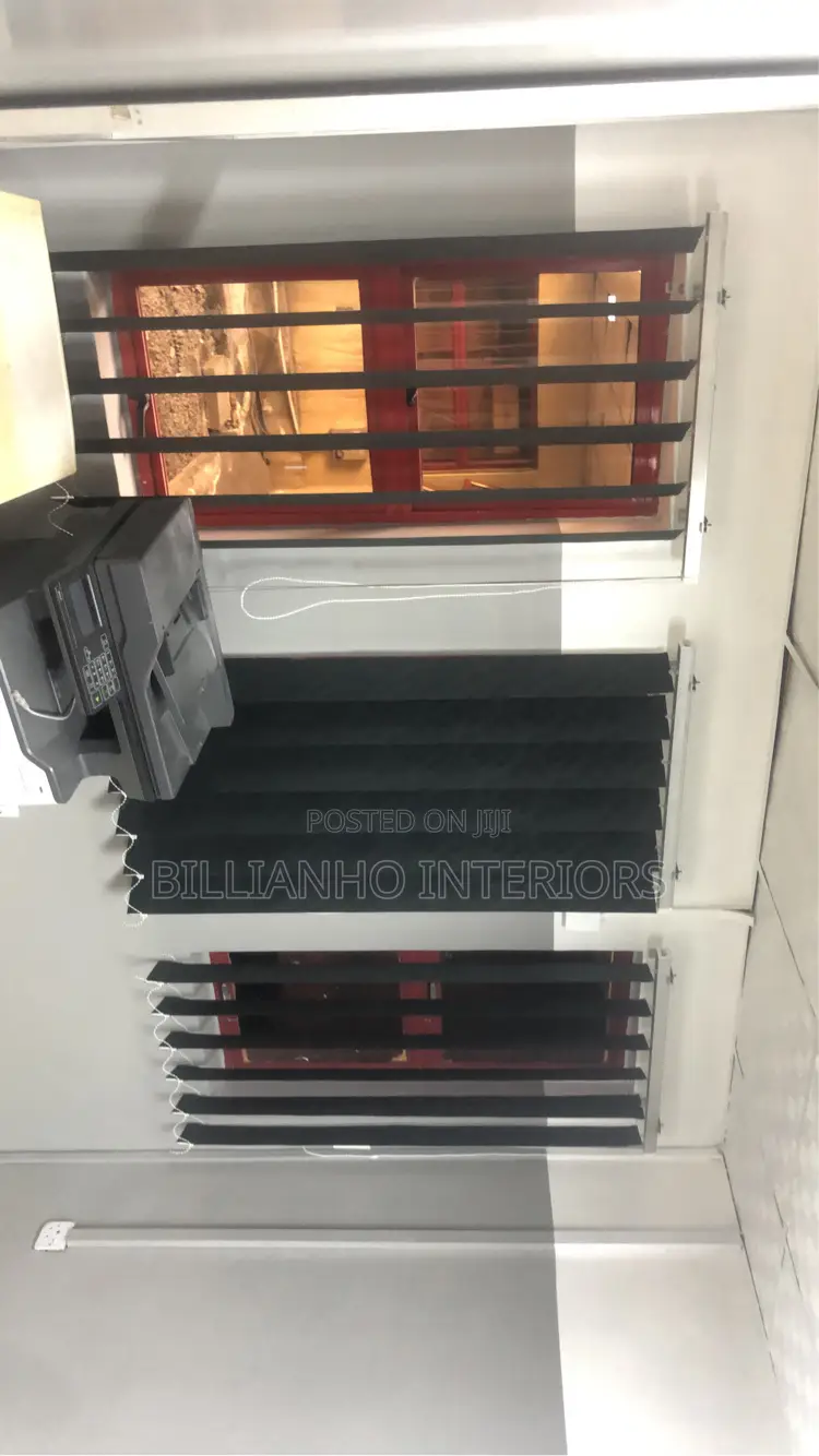 Very Dark Gray Vertical Window Blinds
