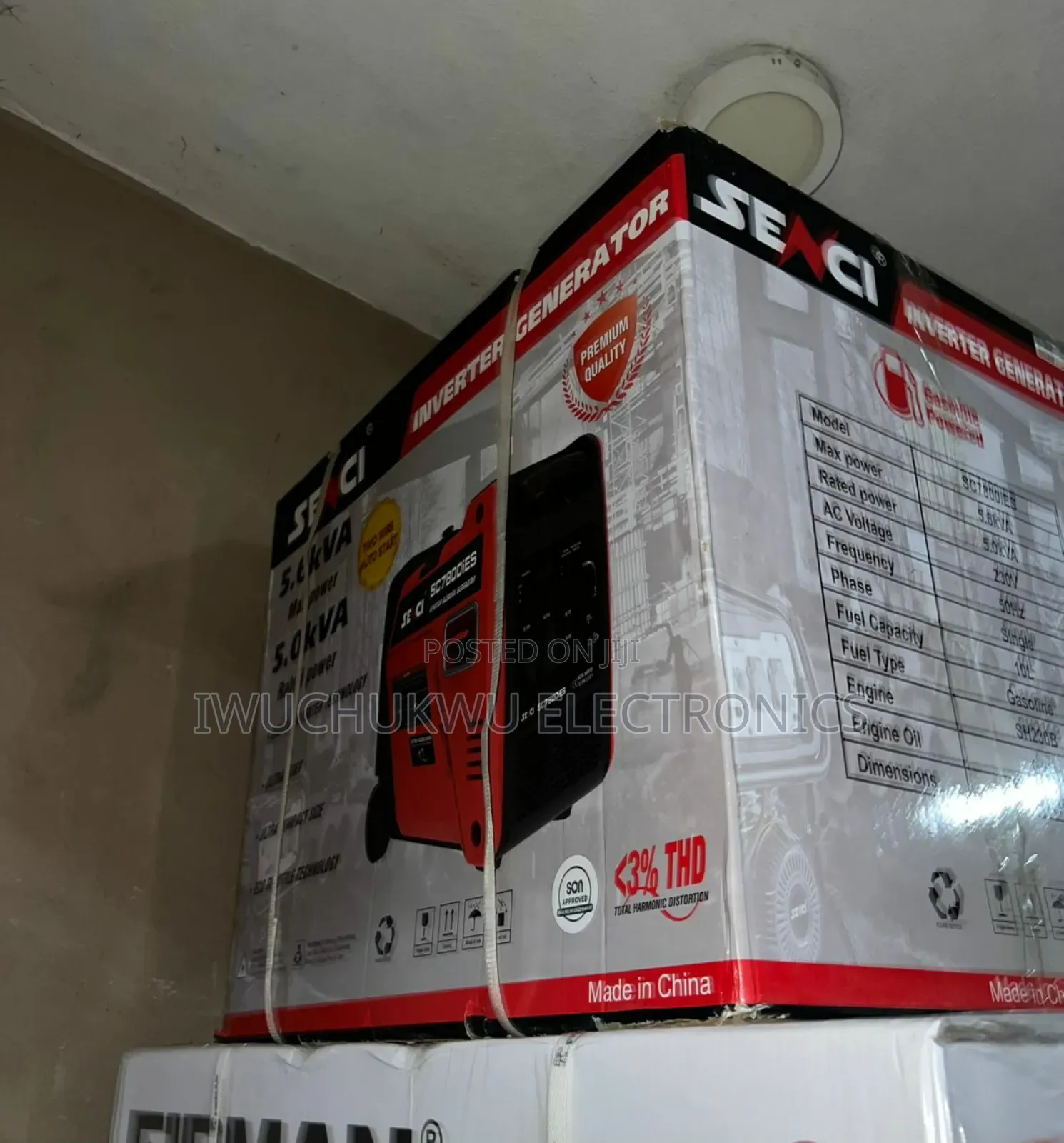 5/5.6kva Senci Inverter Generator  (Low Noise And Fuel Consumption)