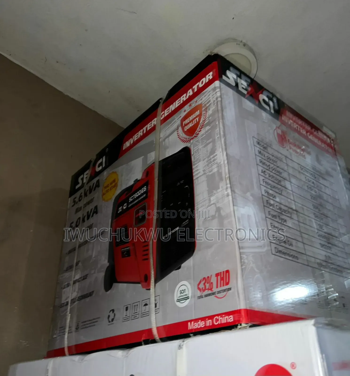 5/5.6kva Senci Inverter Generator  (Low Noise And Fuel Consumption)