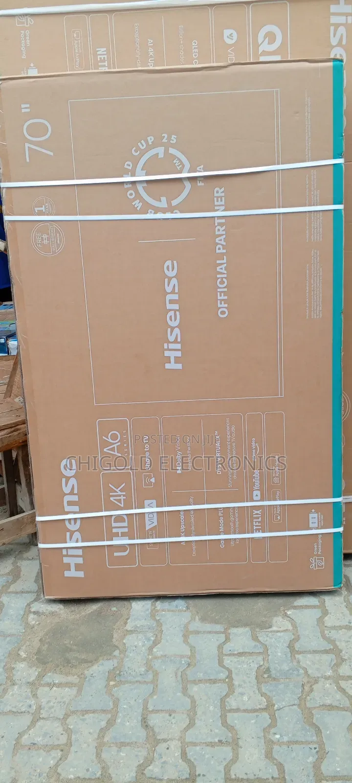 Original Hisense Smart Tv 70 in Ches 