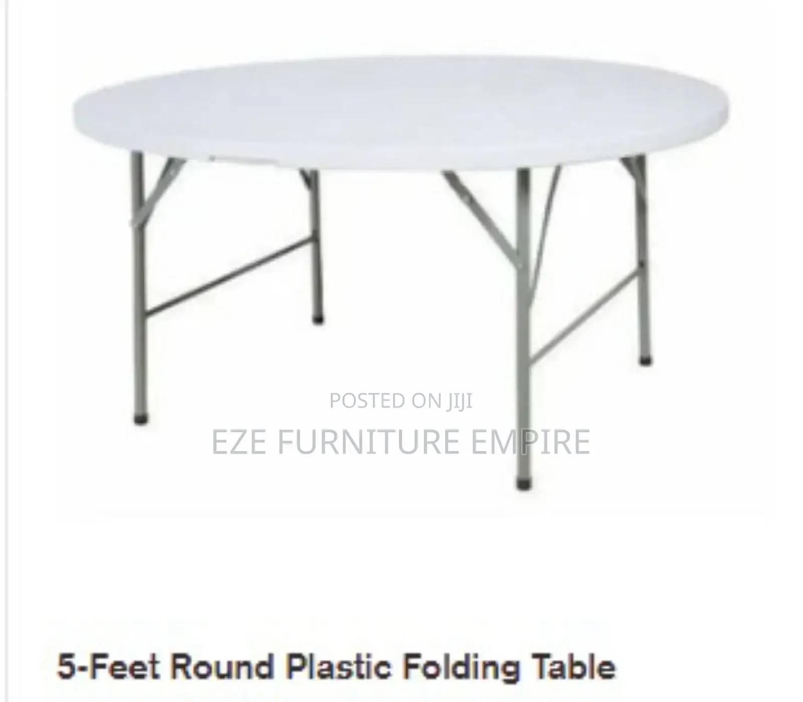 5feets Round Folding Table