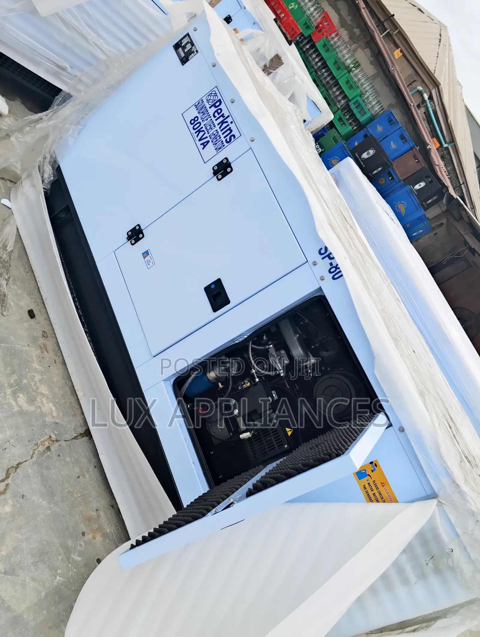 80kva Diesel Powered Perkins Power Open Type Diesel Generating Set