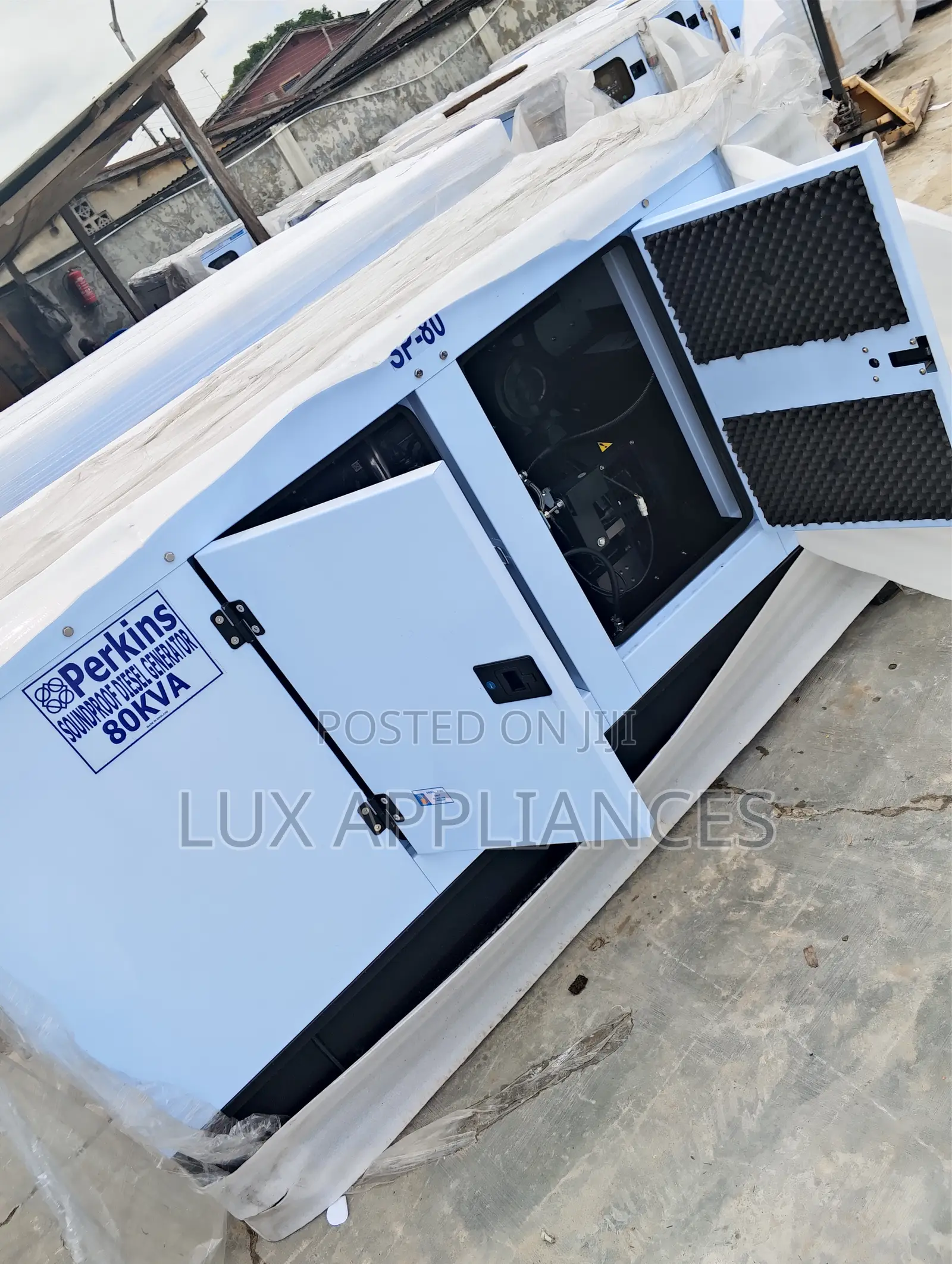 80kva Digital Monitoring Perkins Power Open Type Diesel Generating Set