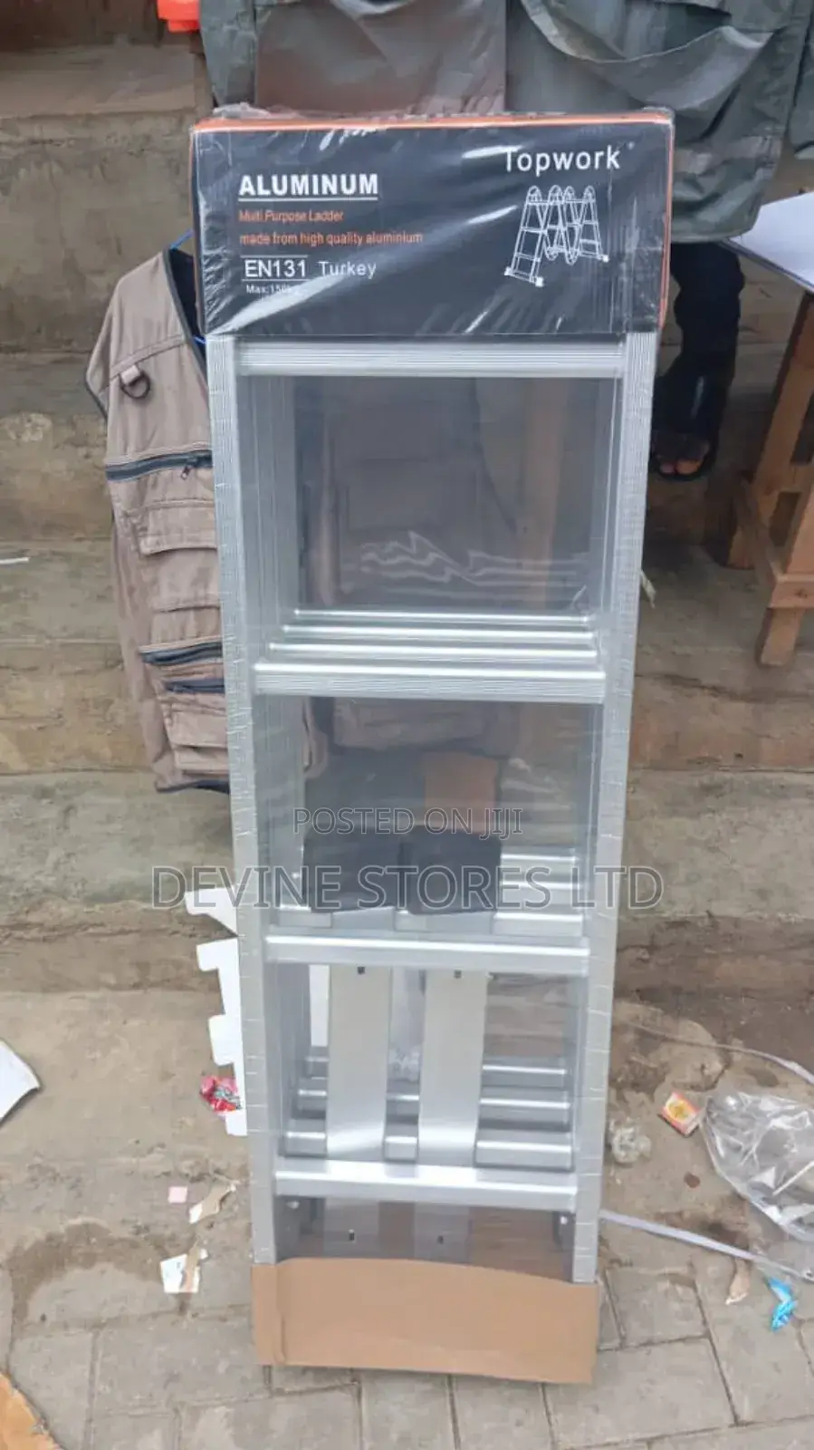 4×4 Aluminun Foldable Turkey Ladder(16 Steps)