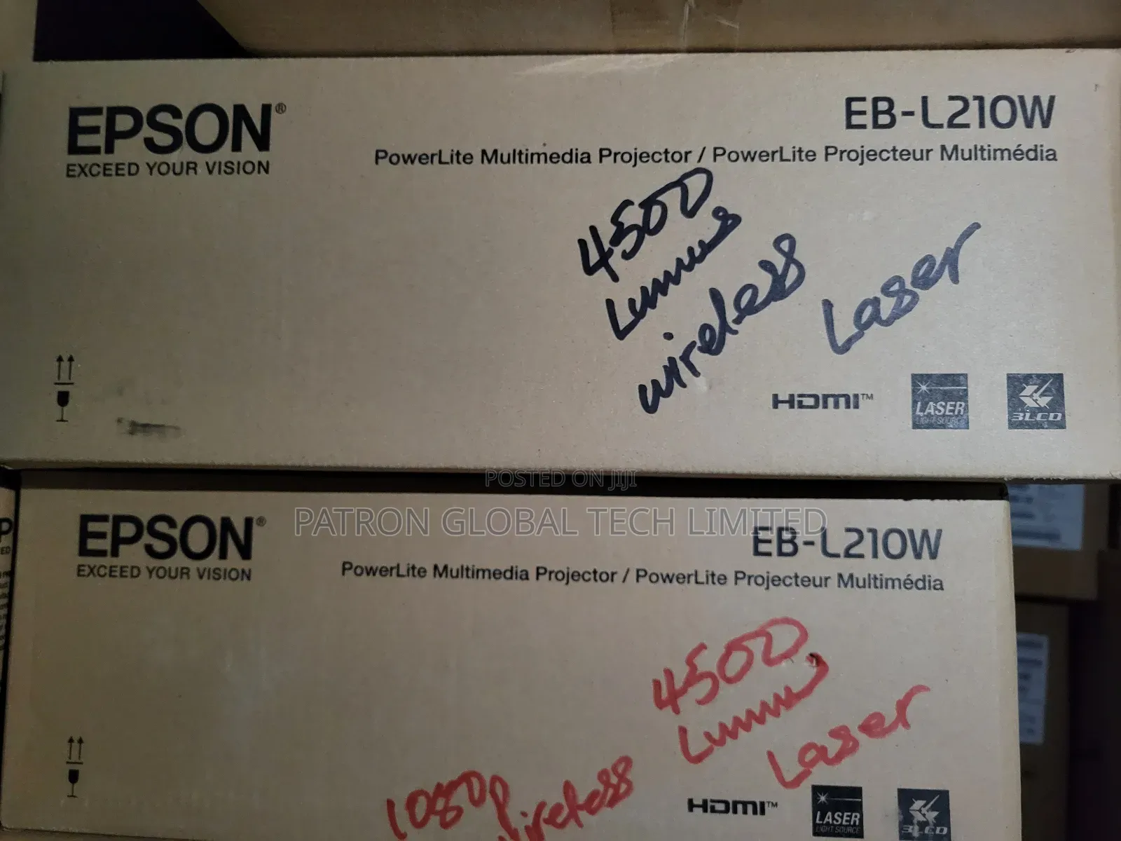 Epson Eb L210w 4500lumen Projector