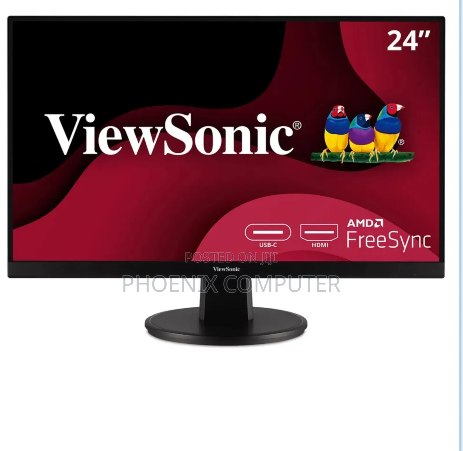 24 Inch Full Hd 1080p Monitor Freesync, 100hz, Ultra-Thin Bezel