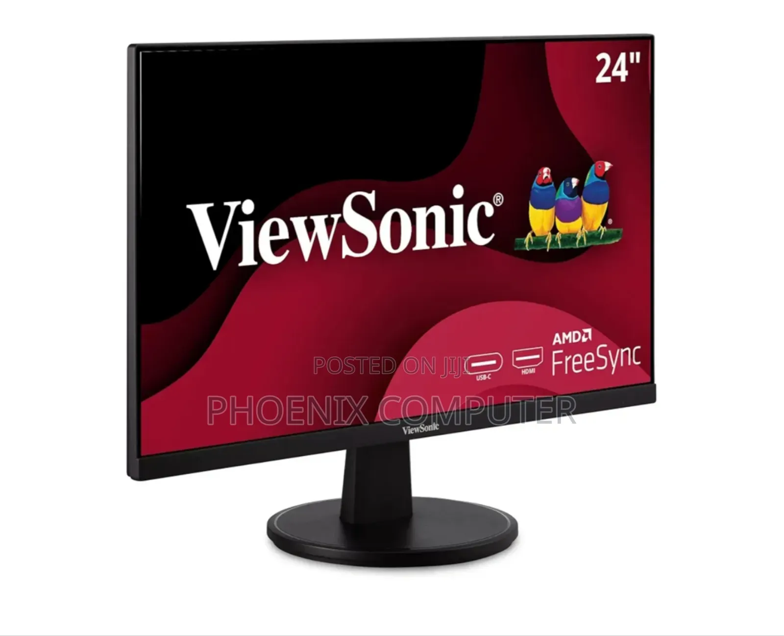 24 Inch Full Hd 1080p Monitor Freesync, 100hz, Ultra-Thin Bezel