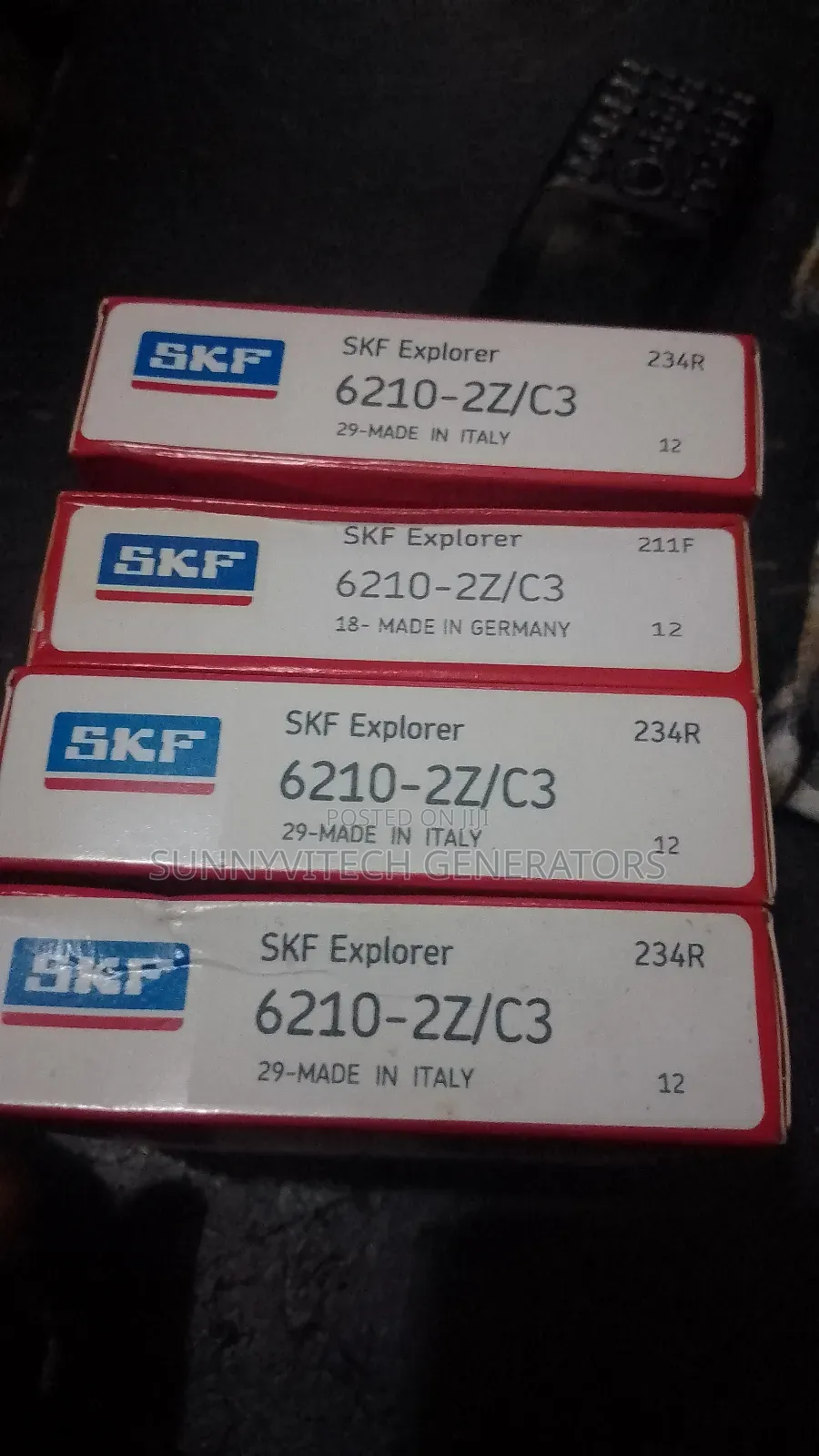 6210 Skf Bearing For Generator And Motor
