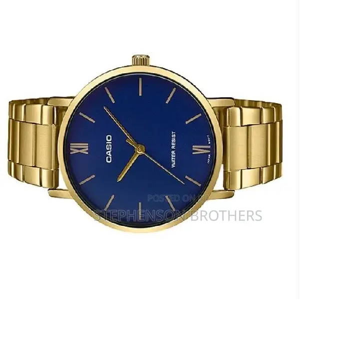 Casio MTP-Vt01g-2b New Original Analog Men Watch Gold Stainless Steel