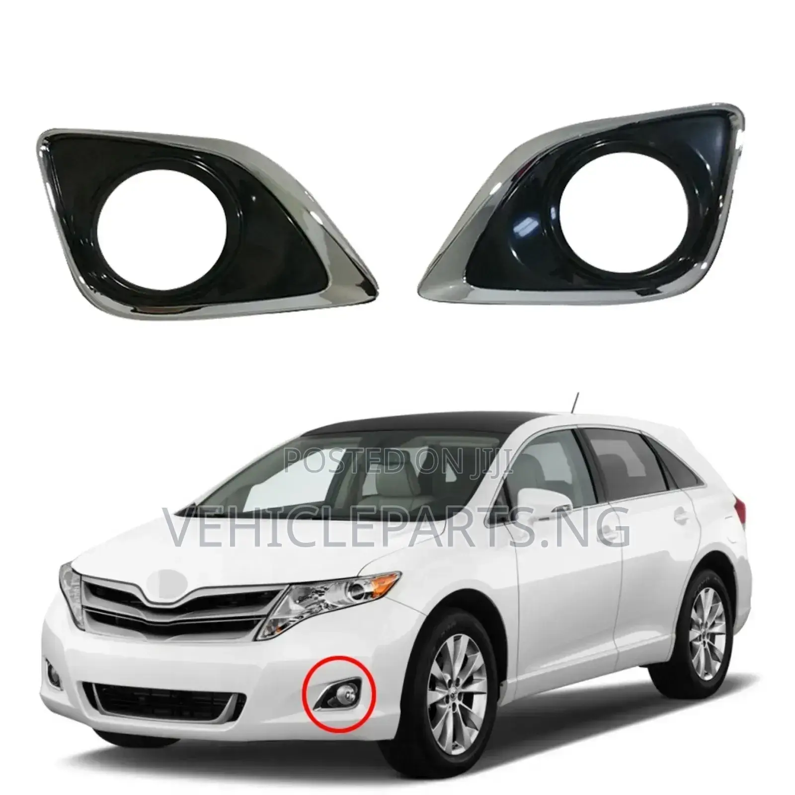 Fog Lights Chrome Toyota Venza 2013-2015