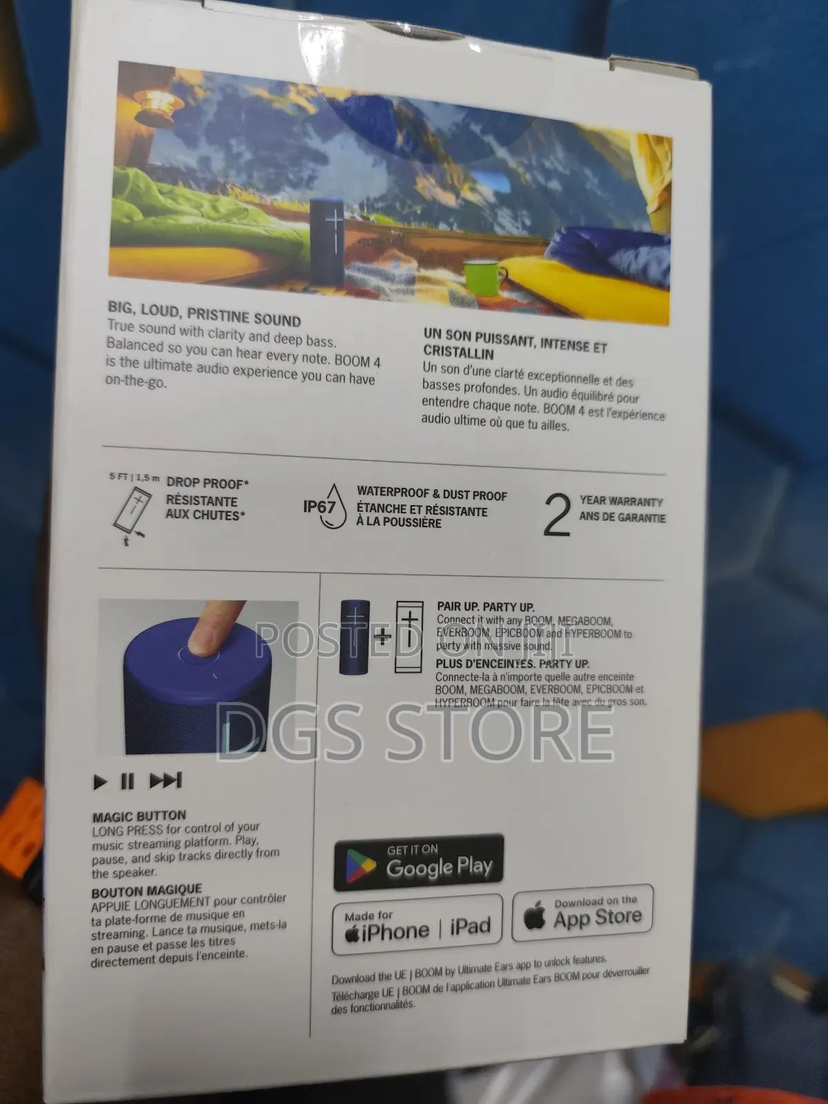 Ultimate Ear Boom 4 Bluetooth Speaker Original