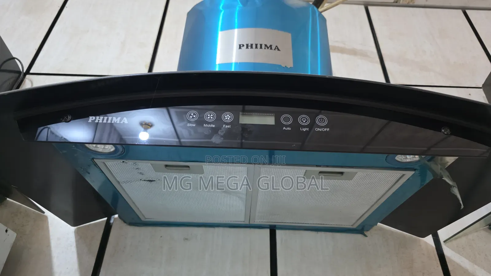 Phima Blue Colour Hood Extractor