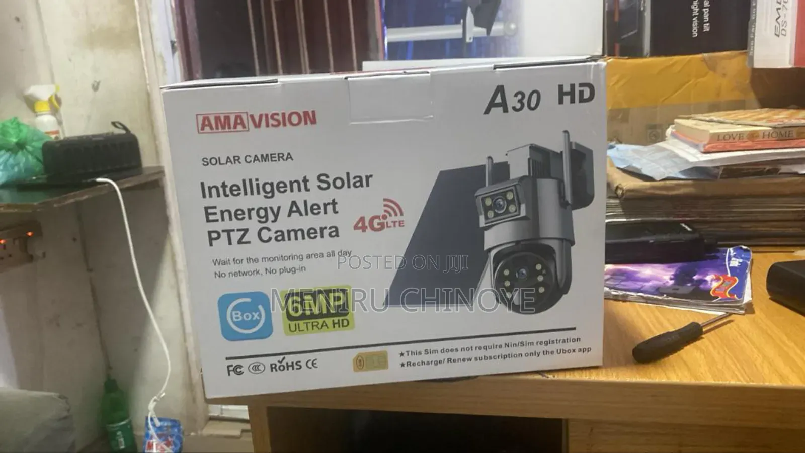 Dual Lens Ubox Wifi Intelligent Solar PTZ Camera