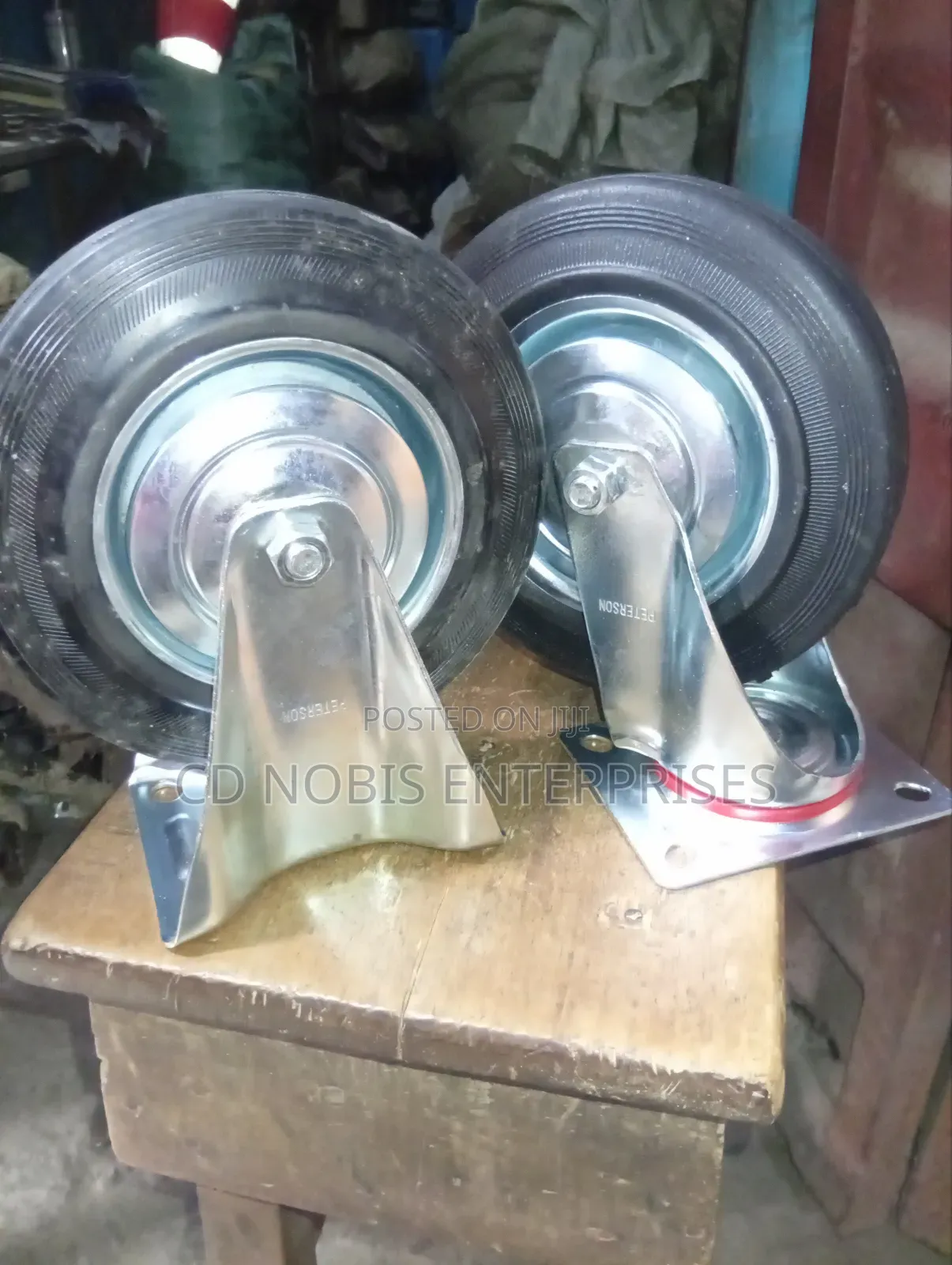 8" Rubber Light Duty Castor