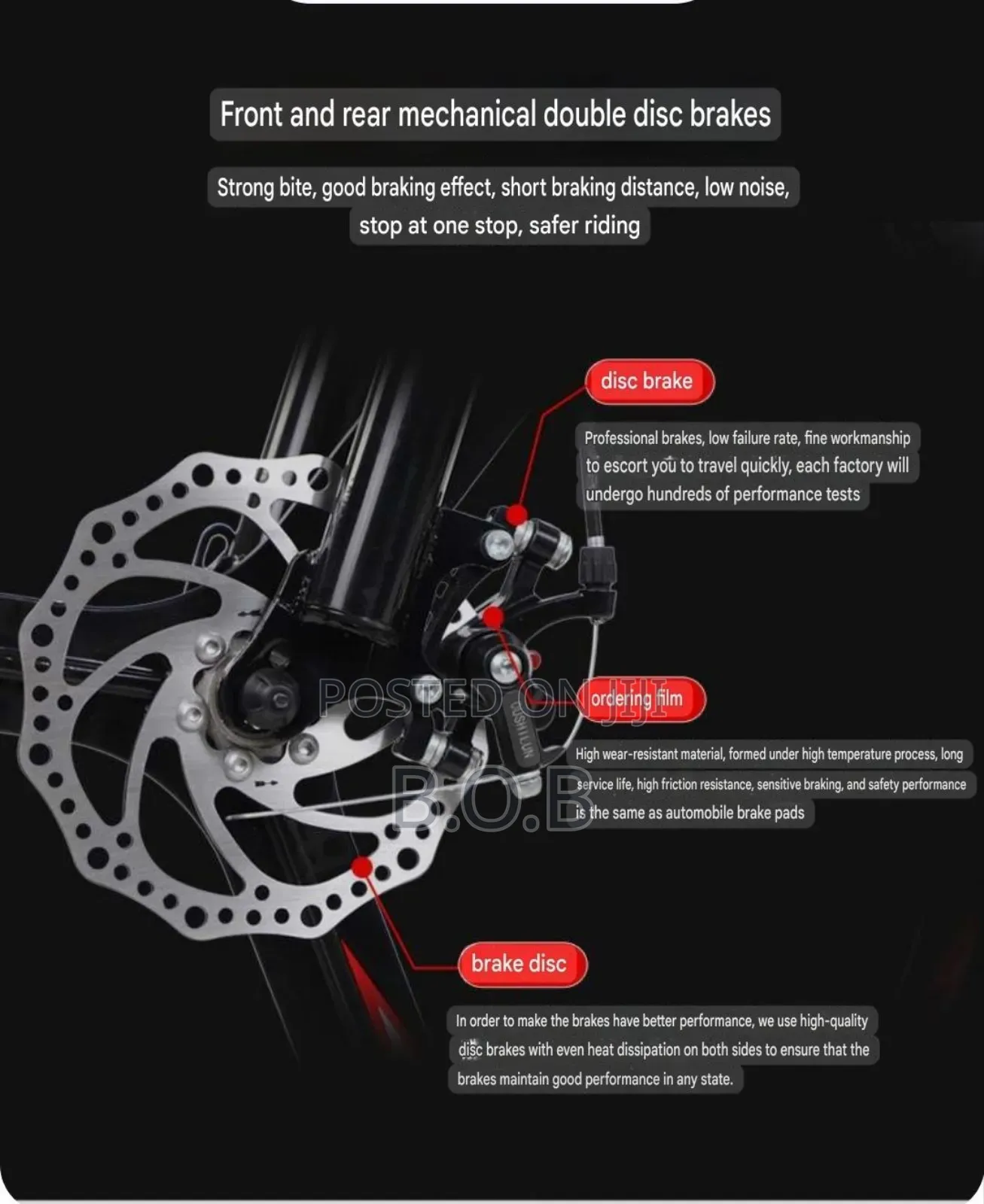 Folding Mountain Bike Bicycle (26 Inch )
