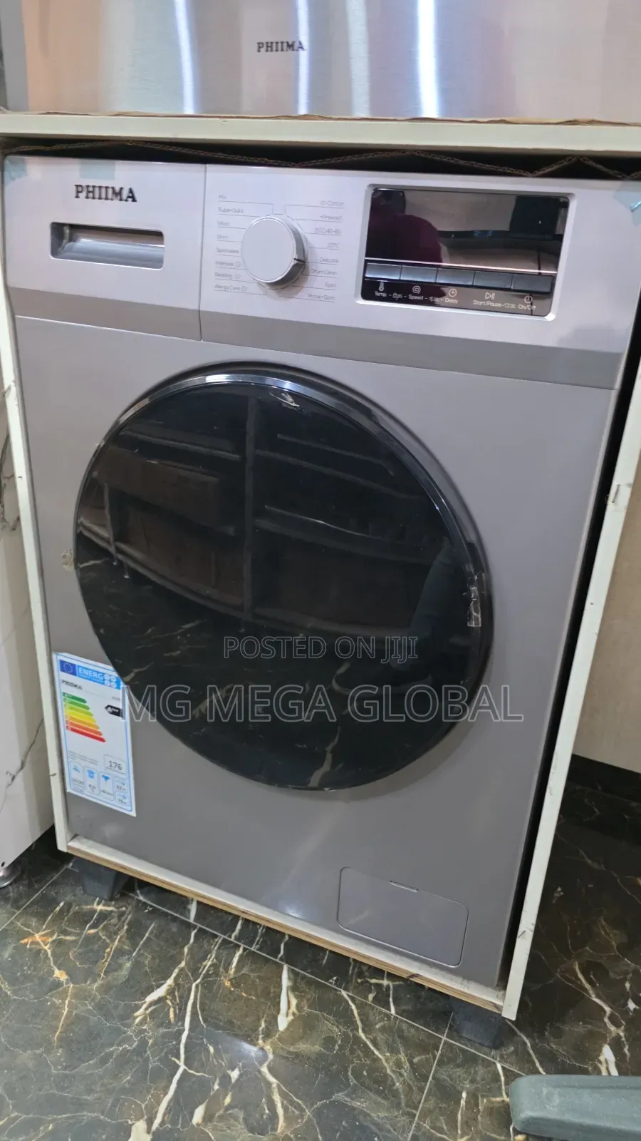Phima 8kg Fl Silver Washing Machine