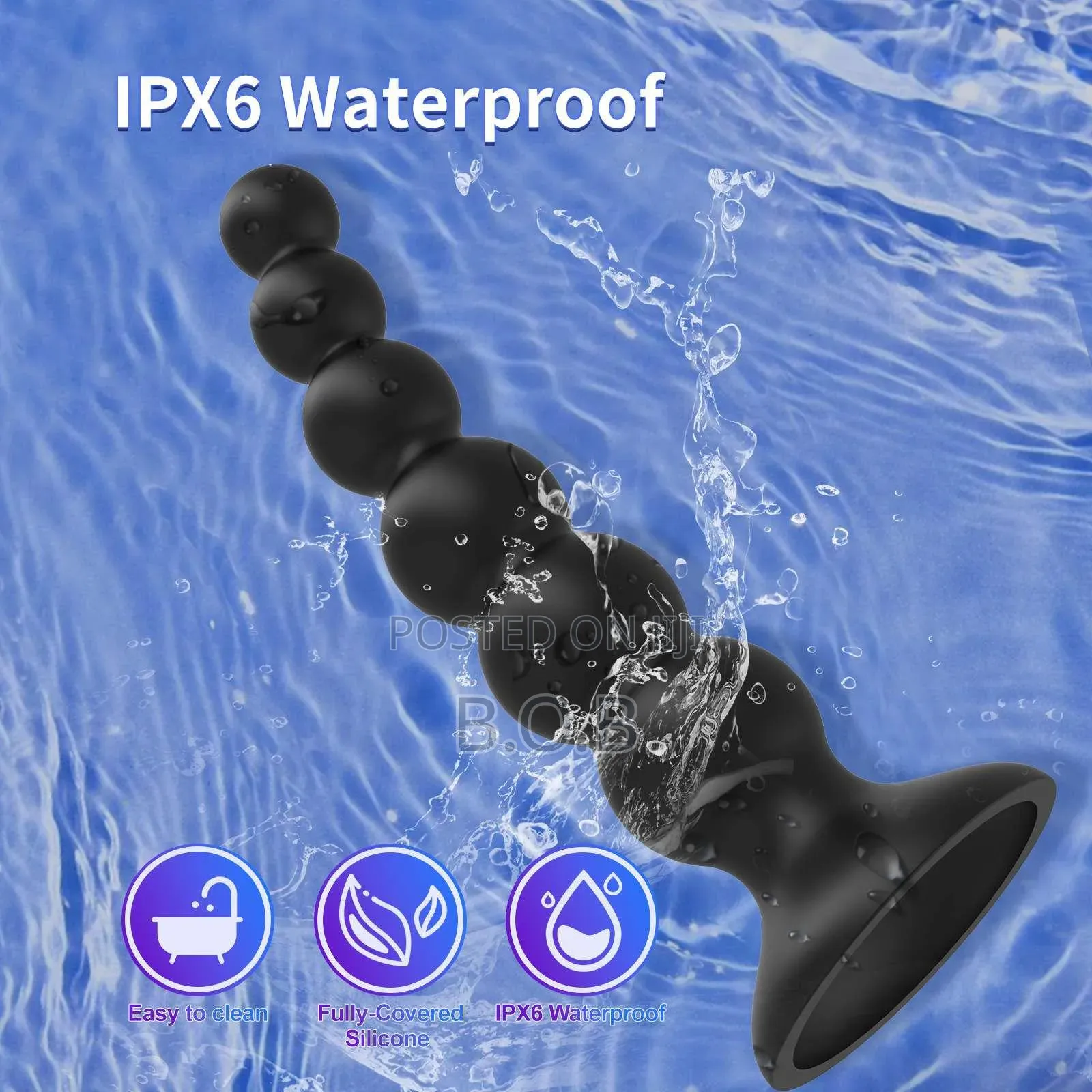 Vibrating Anal Plug for Female, Male Prostate Massager