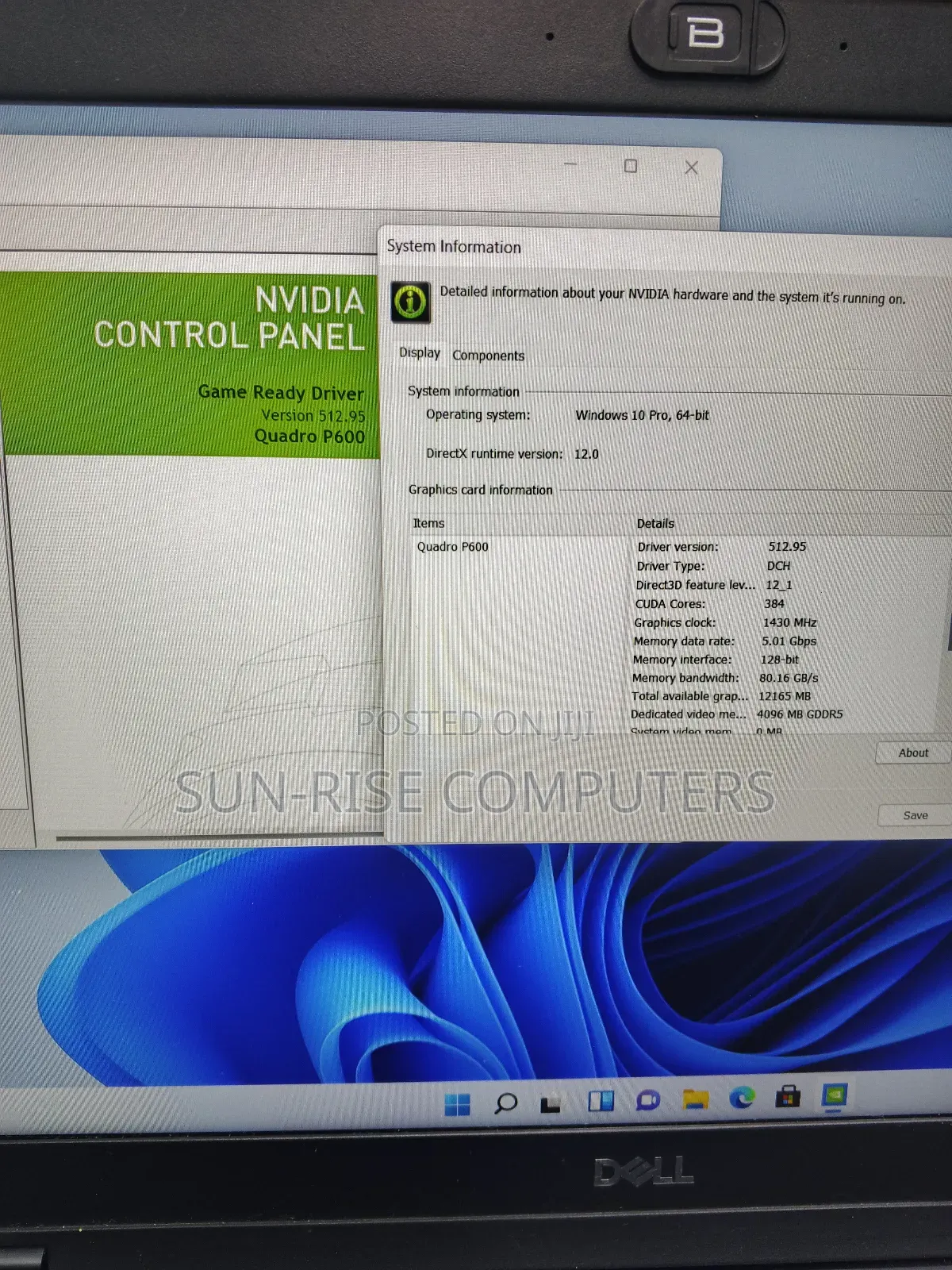 Laptop Dell Precision 3530 16GB Intel Core i7 SSD 512GB