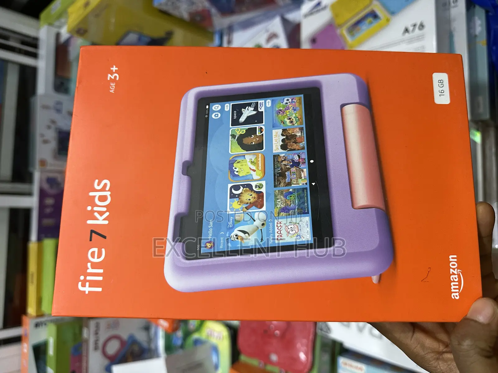 New Amazon Fire 7 Kids Edition 2022 16 GB Pink