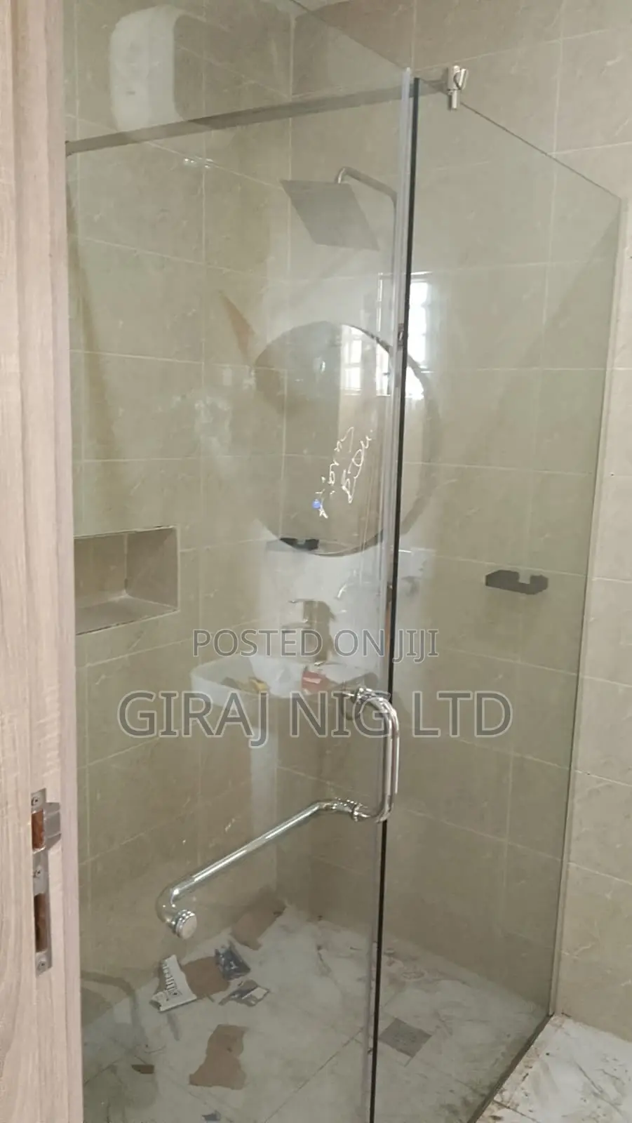 Clear Glass Shower Enclosure