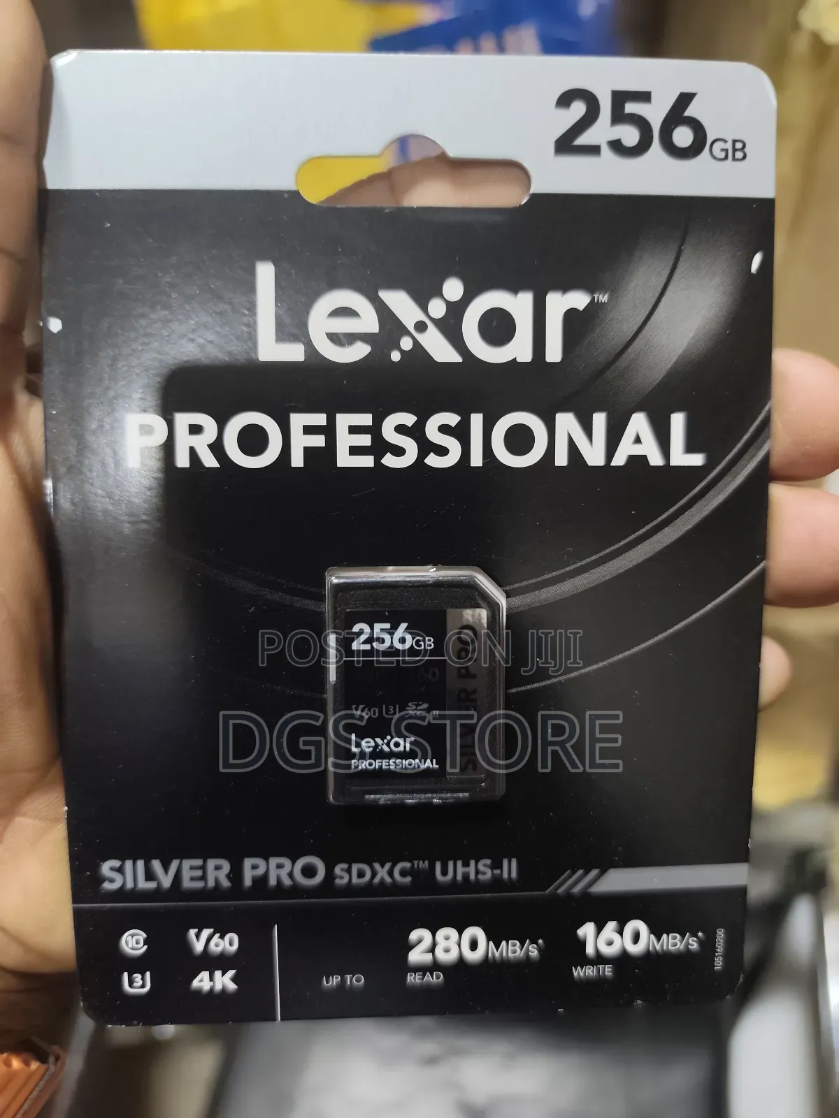 Lexar Silver Pro SDXC 256gb V60 280mbs Sd Card