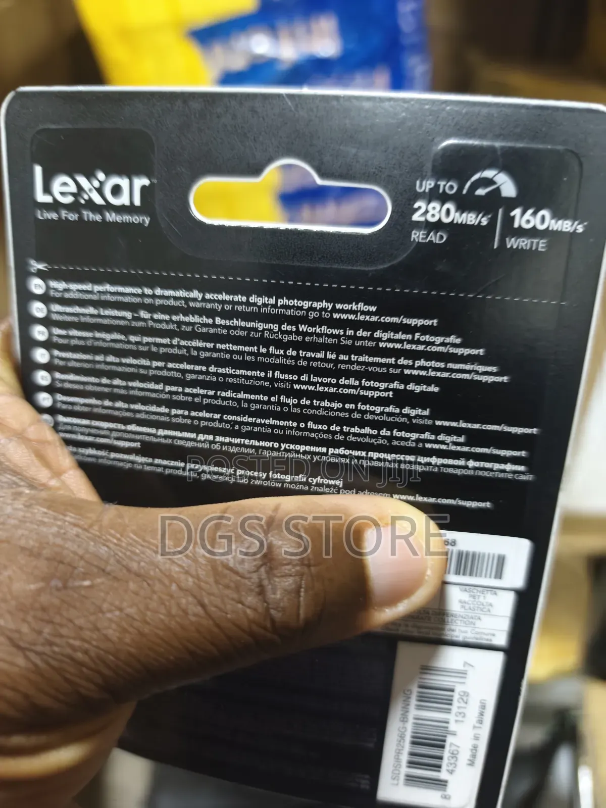 Lexar Silver Pro SDXC 256gb V60 280mbs Sd Card