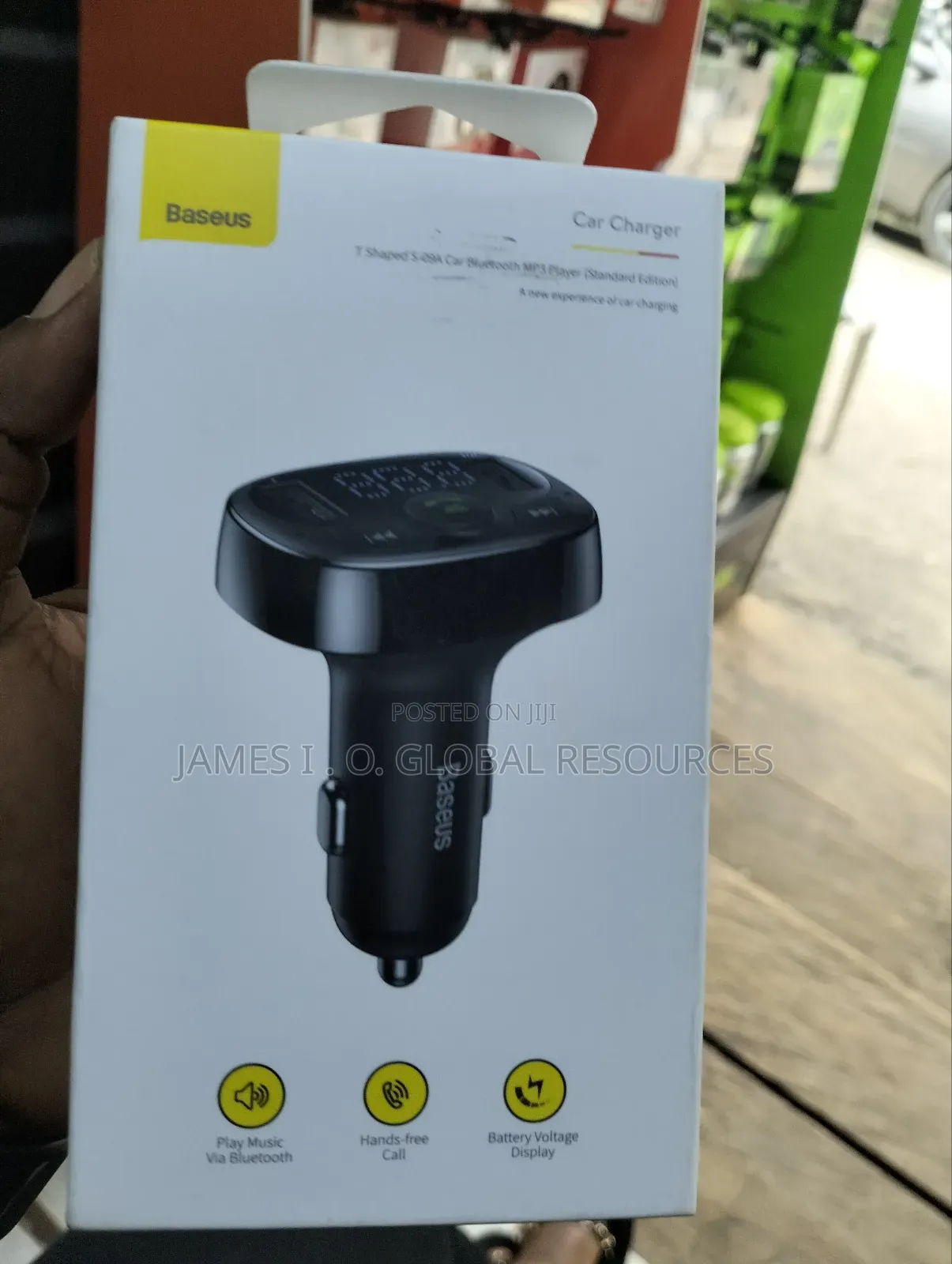 Baseus Bluetooth Car Charger (Mp3 Player) Standard Edition.