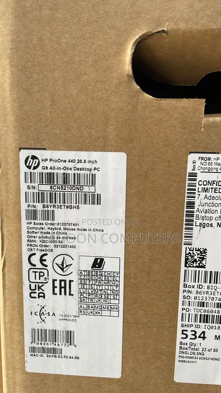 New Desktop Computer HP ProOne 400 8GB Intel Core I5 SSD 512GB