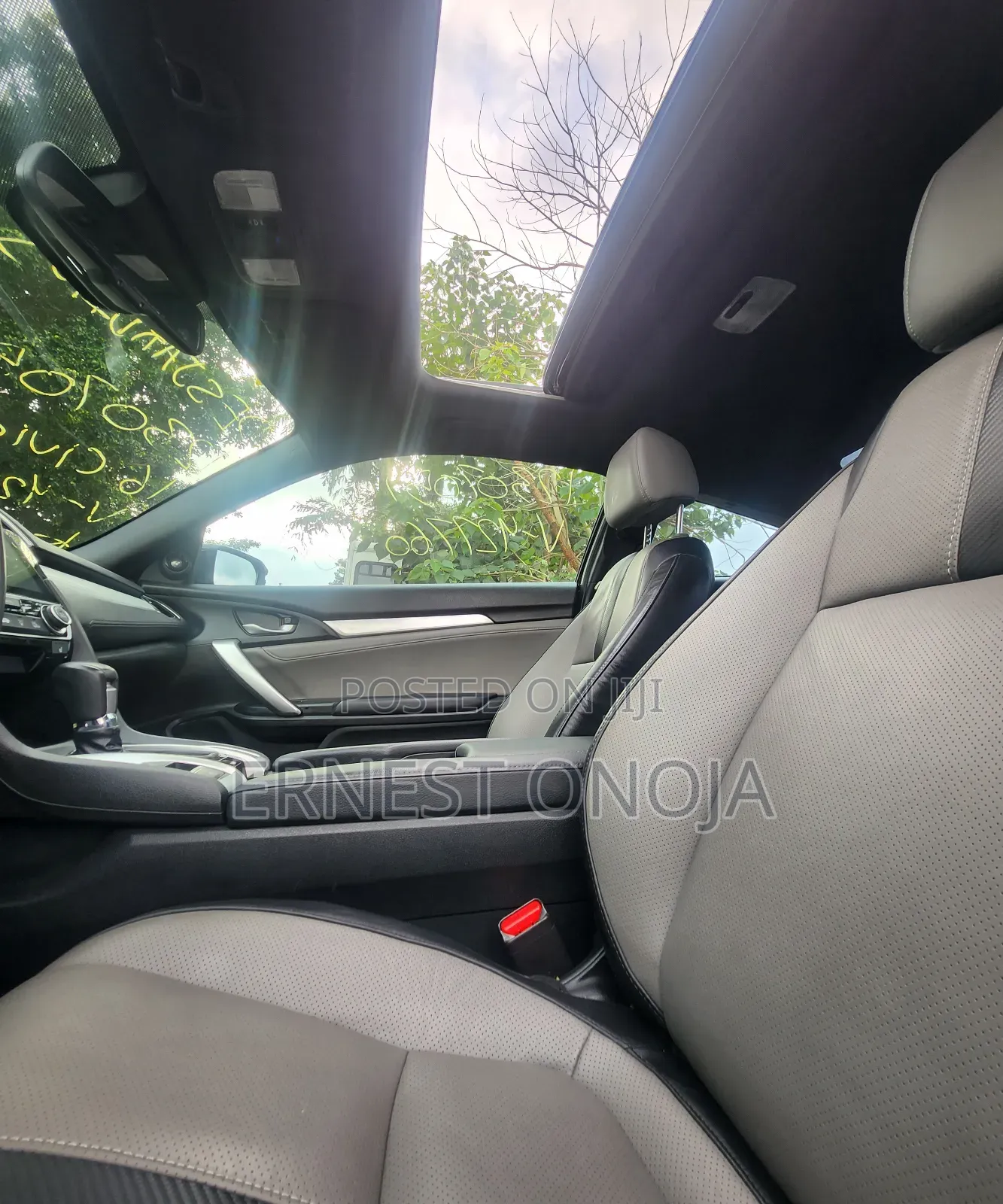 Honda Civic Touring 2dr Coupe (1.5L 4cyl) 2017 Black