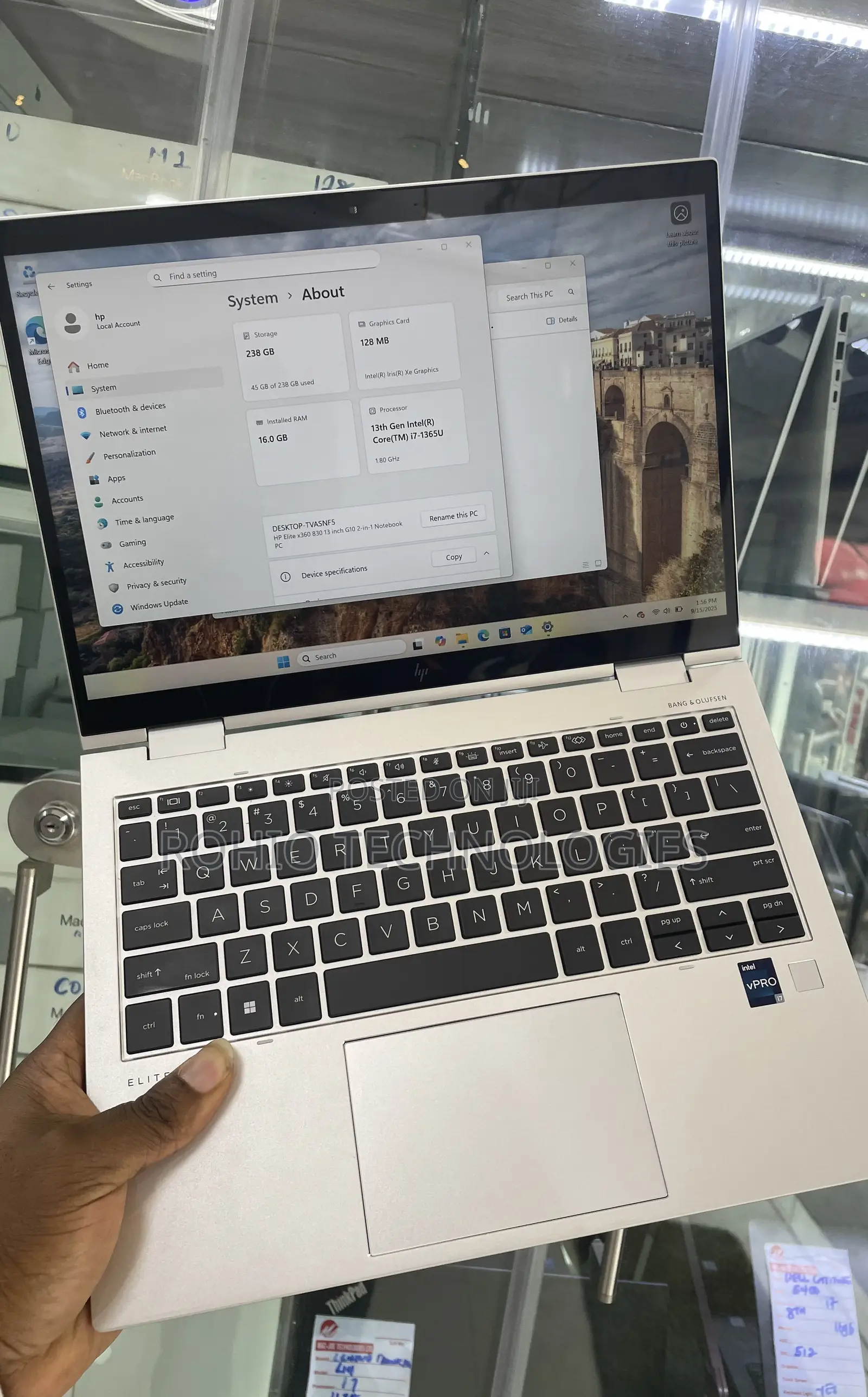 Laptop HP EliteBook 830 G9 16GB Intel Core I7 SSD 256GB