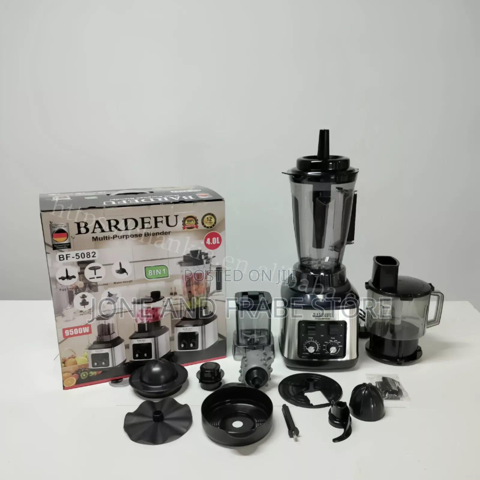 8 in 1 Multipurpose 9525 Pure Copper Bardefu Blender- 4l