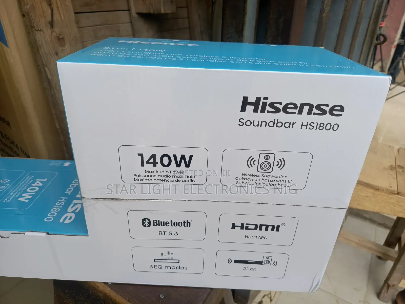 140 Watts Sound Bar Hisense
