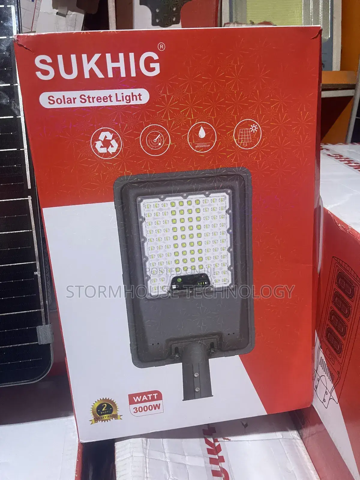 3000w Solar Street Lights(Cast Body)