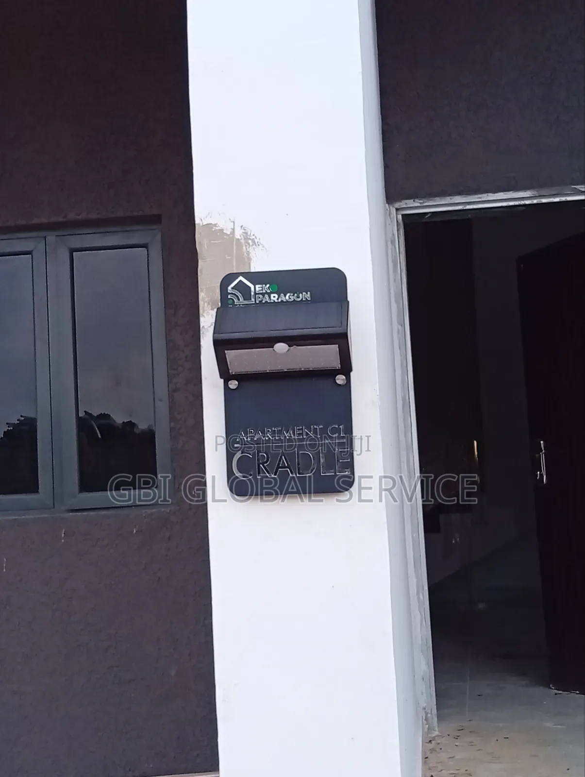 Solar Door Address Signage