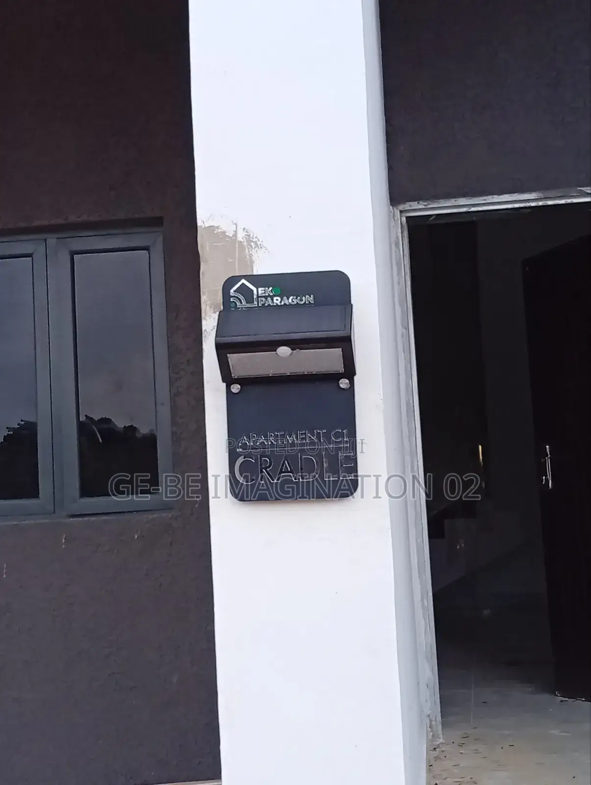 Solar Door Address Signage