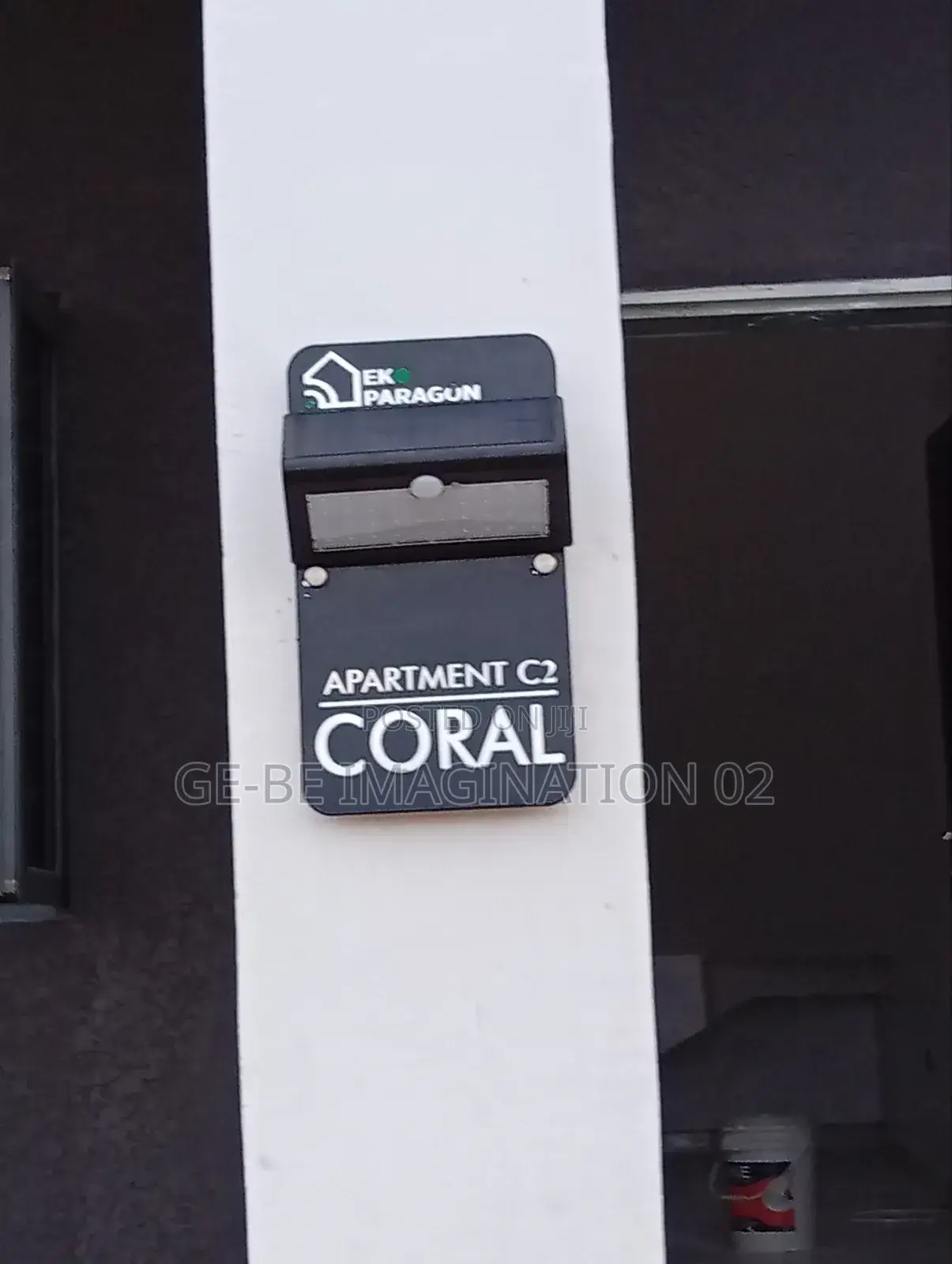 Solar Door Address Signage