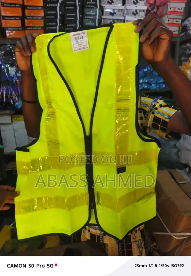 Lemon Reflective Jacket With Zip