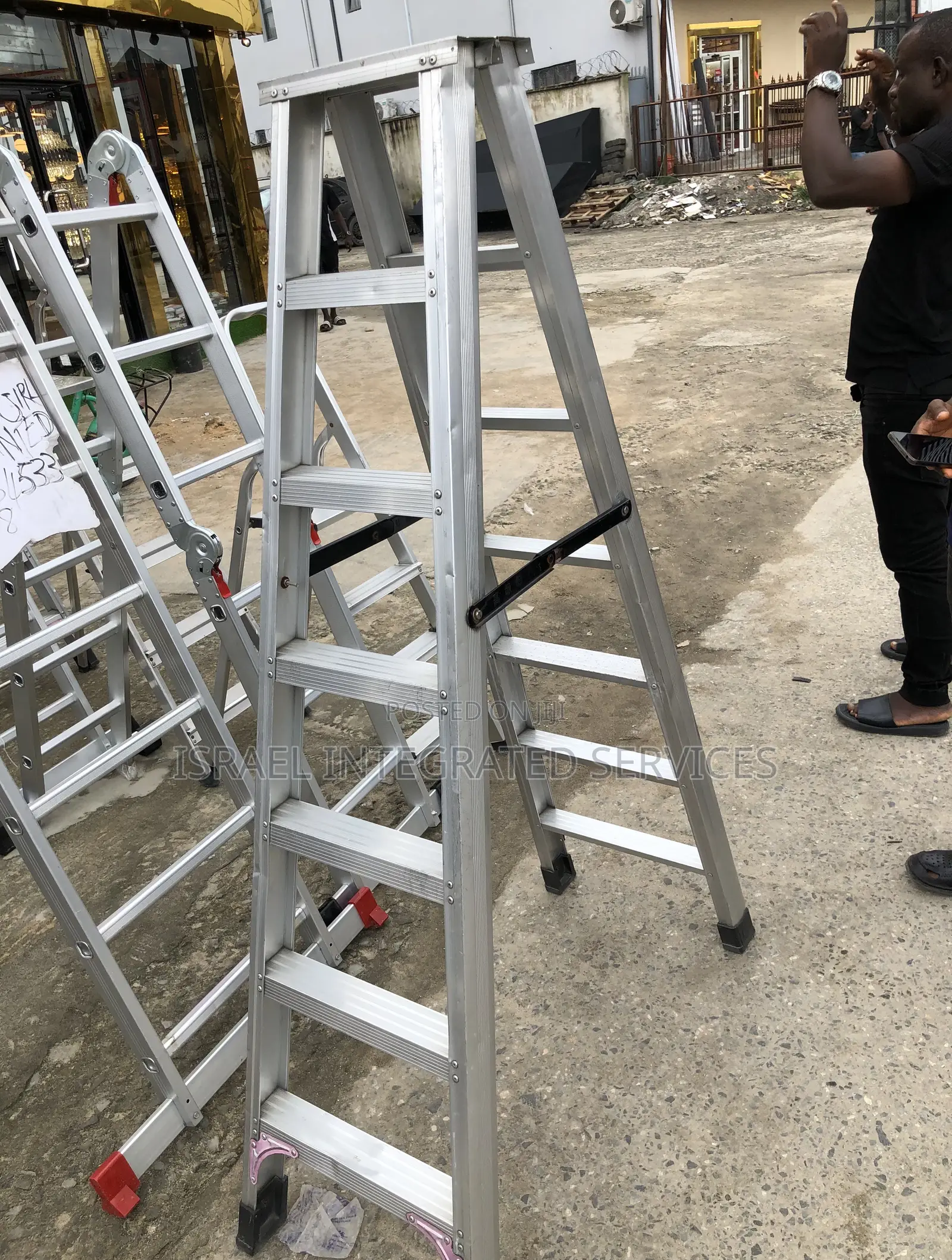 Aluminum Folding Ladder / Aluminum Step Ladder 6steps