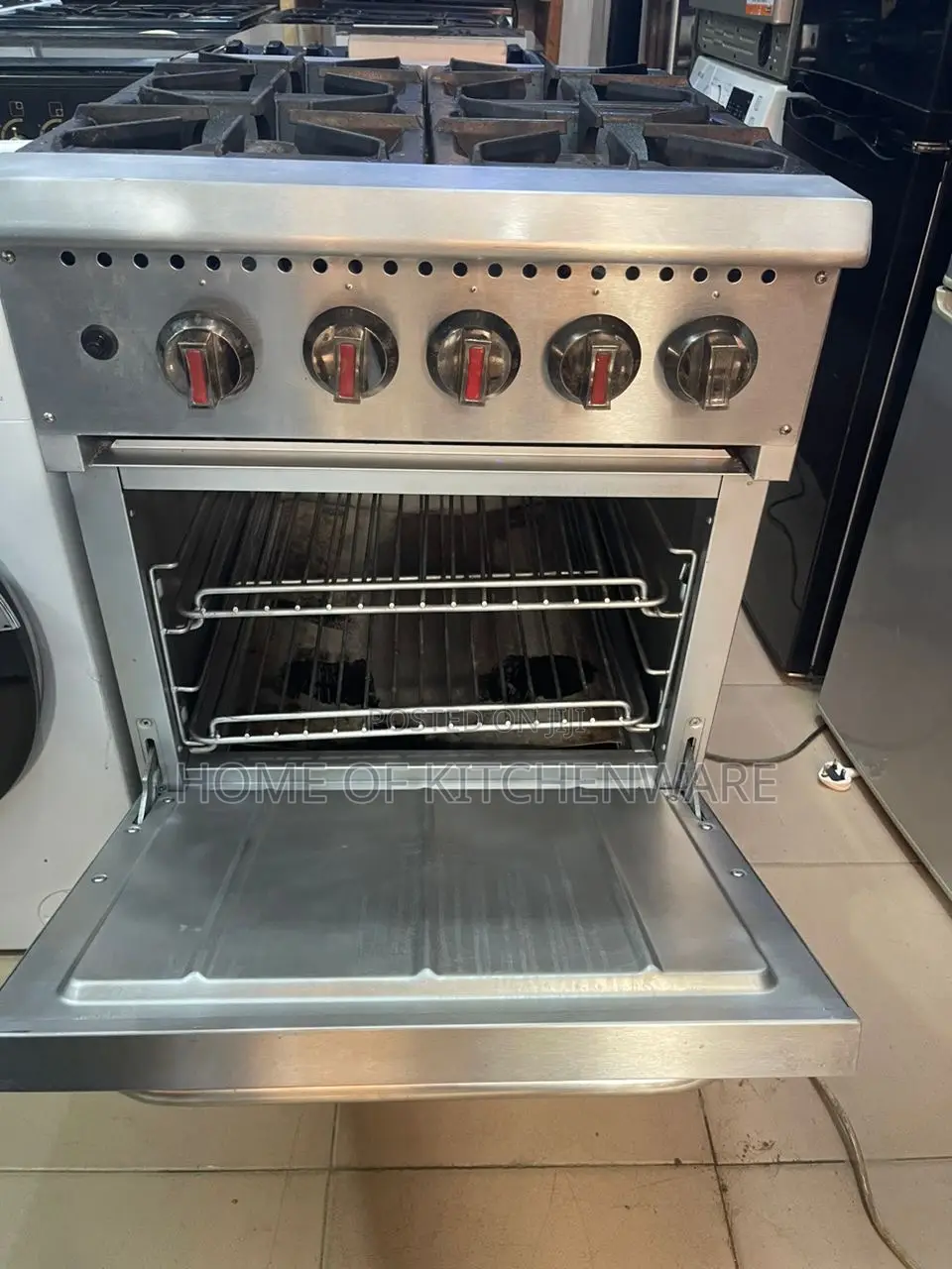 Commercial 4 Burner Gas Cooker