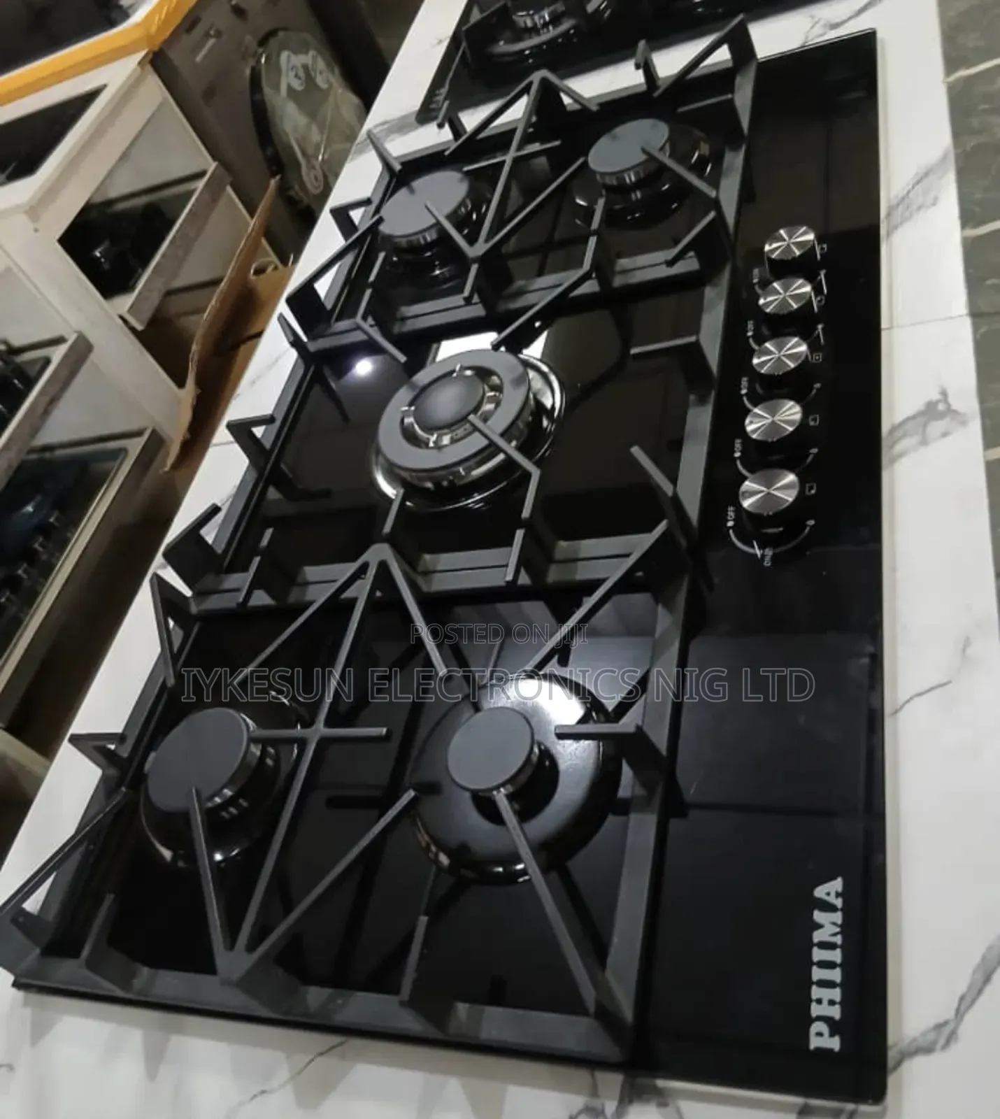 Original Quality Phiima Latest Model Built-in Cast Iron Gas Cooker Hob