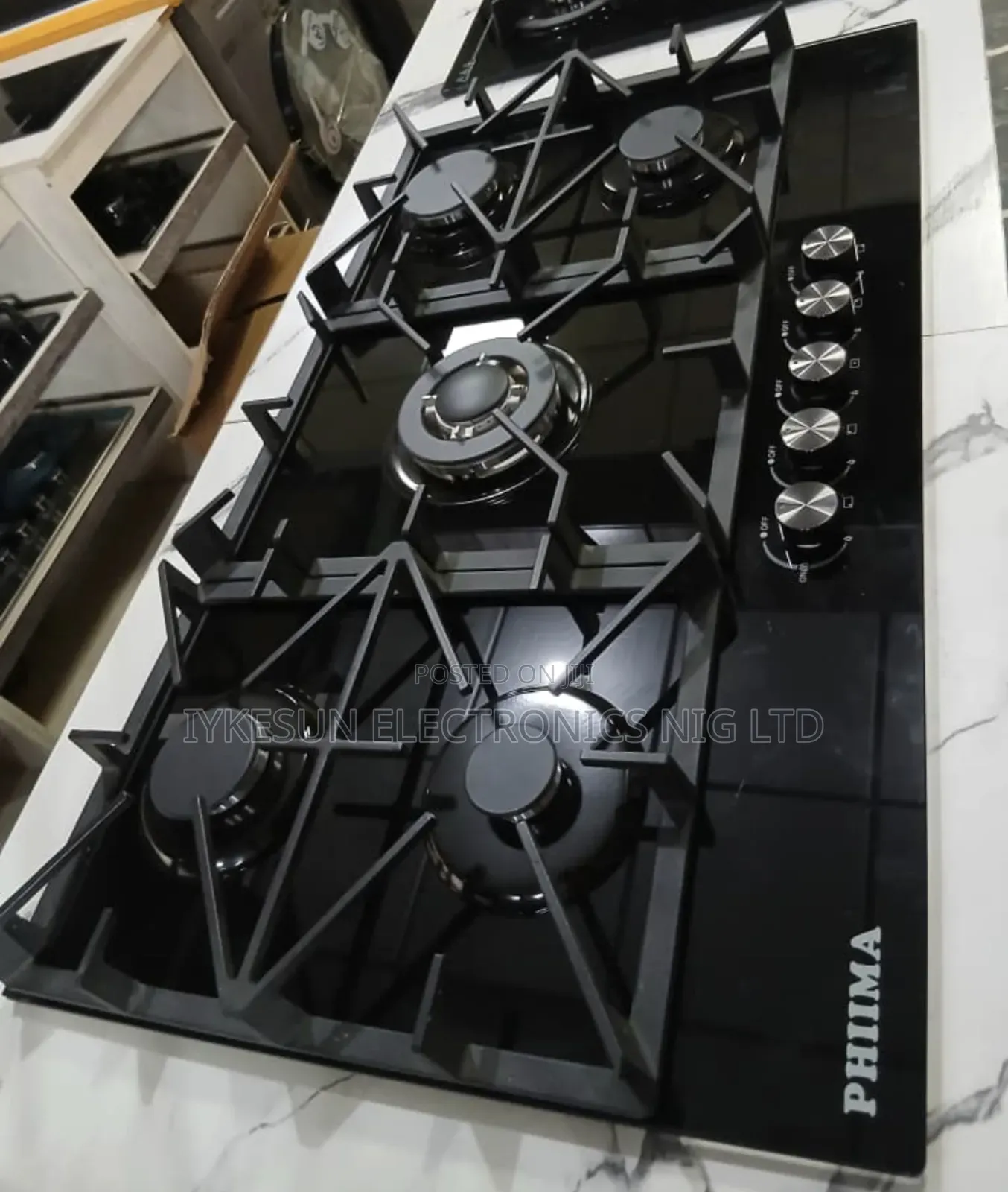 Original Quality Phiima Latest Model Built-in Cast Iron Gas Cooker Hob