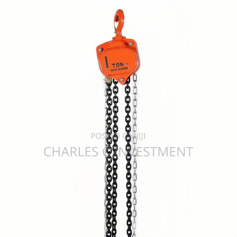 Manual Chain Hoist /Chain Block,1 Ton (3m 6m Lift)