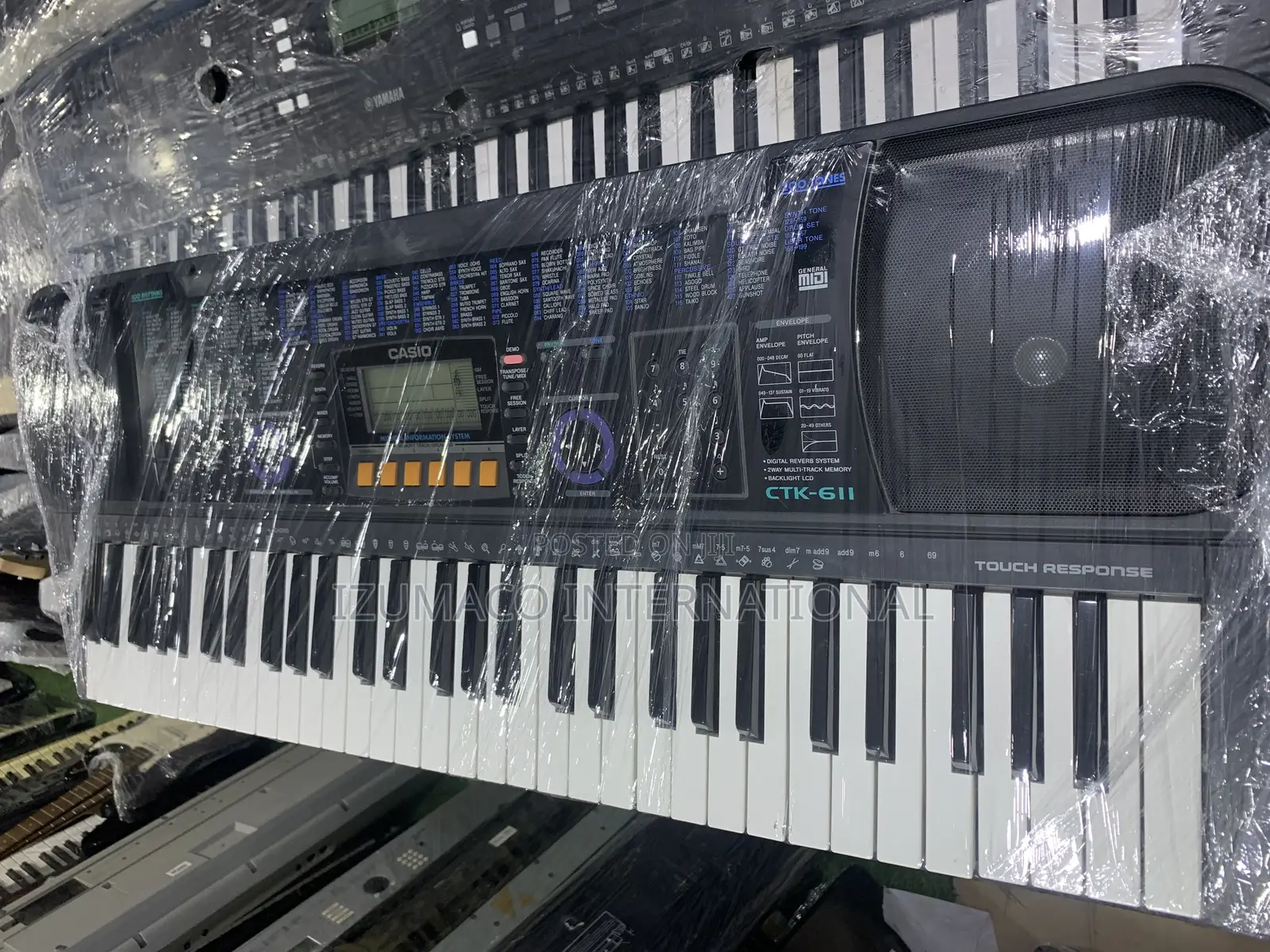 Durable Portable Casio CTK 611 Learners Keyboard