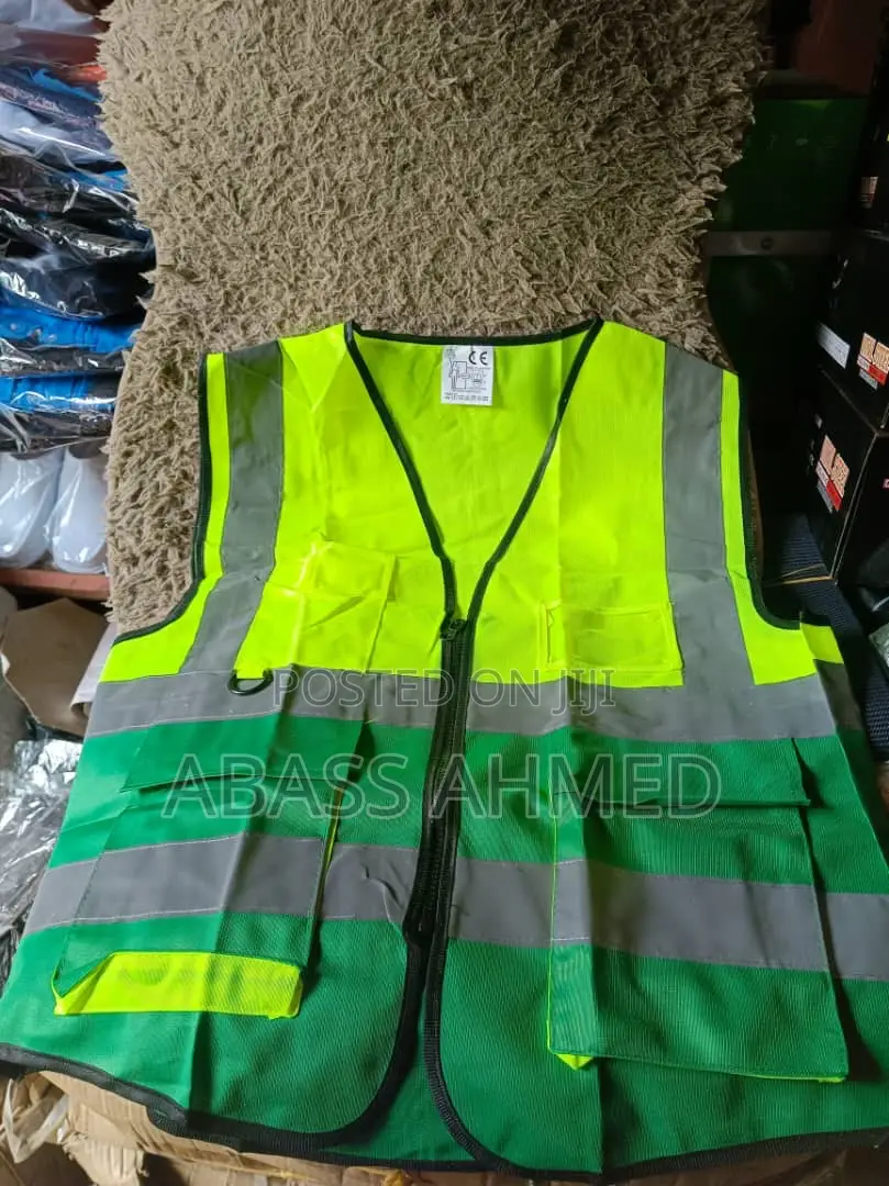 Reflective Jacket With Pockets And Zip
